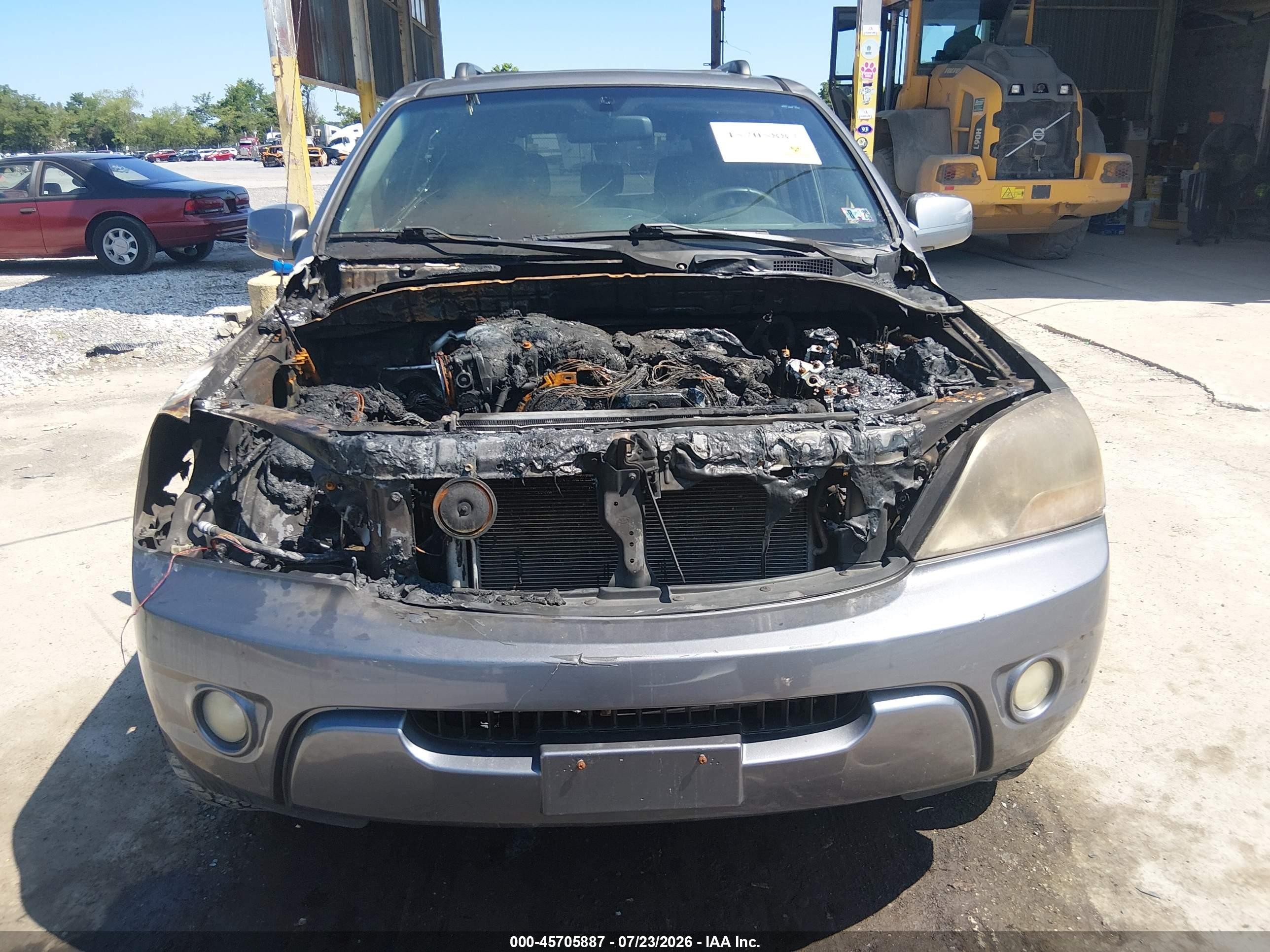 2009 Kia Sorento Ex Gray vin: KNDJC736995882774