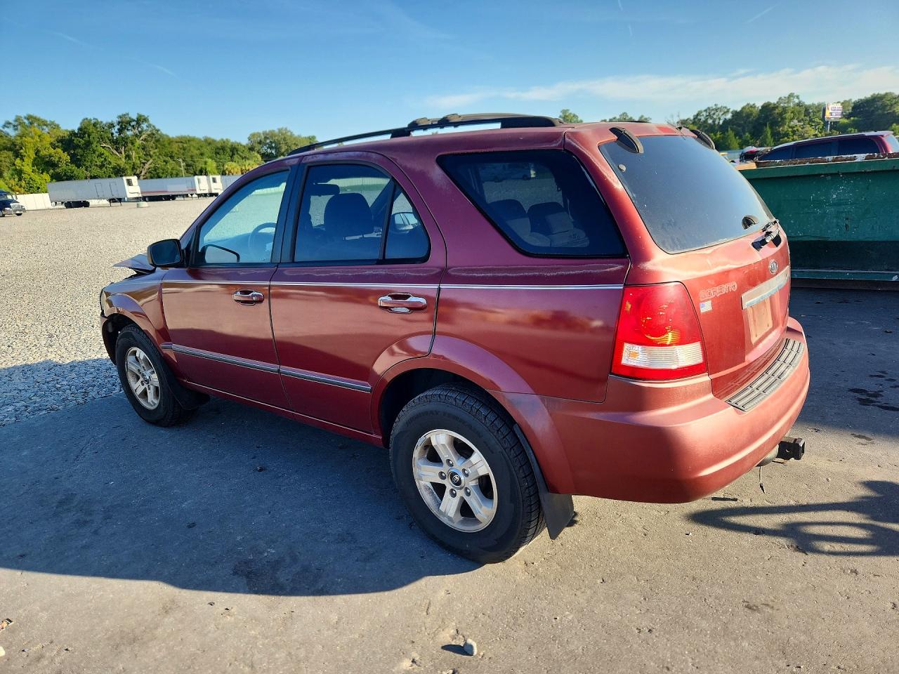 2005 Kia Sorento Lx Red vin: KNDJD733055445307