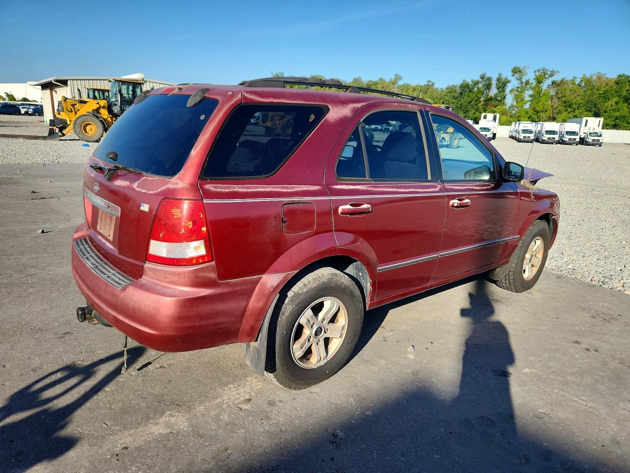 2005 Kia Sorento Lx Red vin: KNDJD733055445307