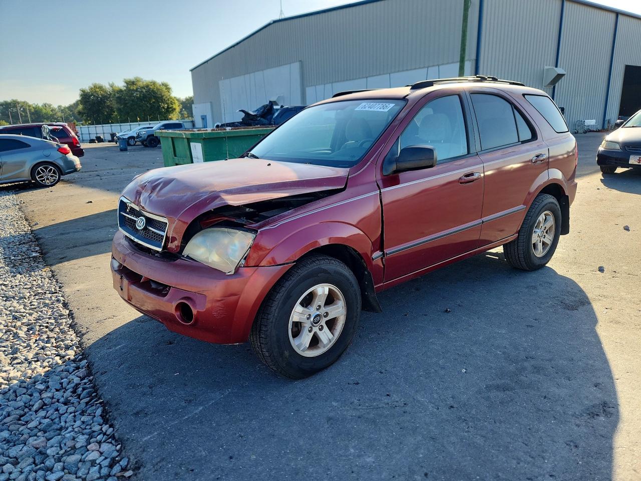 2005 Kia Sorento Lx Red vin: KNDJD733055445307