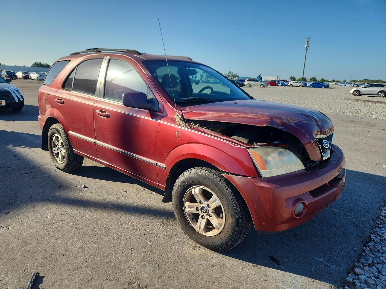 2005 Kia Sorento Lx Red vin: KNDJD733055445307