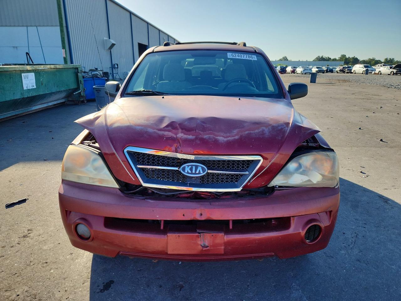 2005 Kia Sorento Lx Red vin: KNDJD733055445307