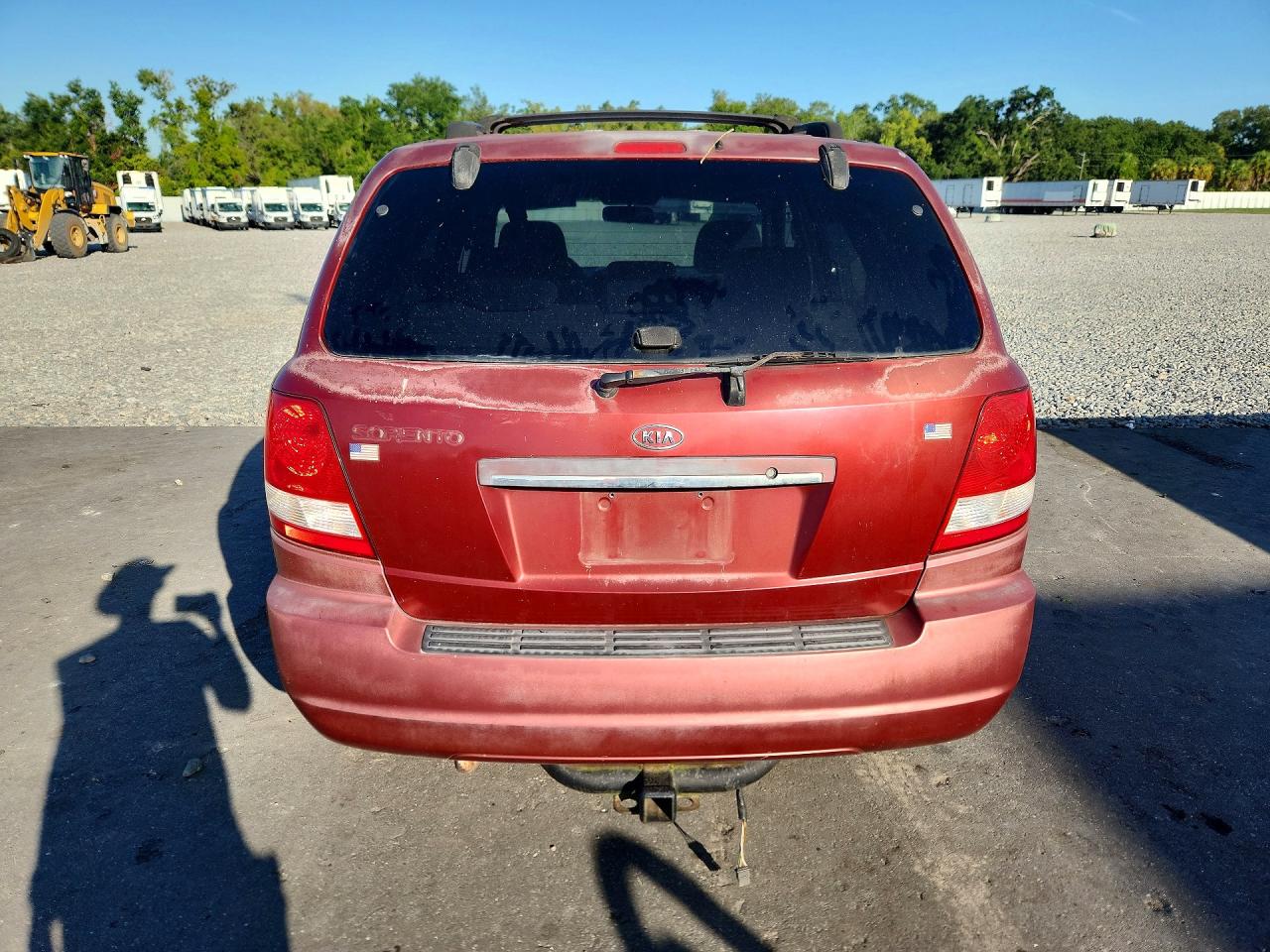 2005 Kia Sorento Lx Red vin: KNDJD733055445307