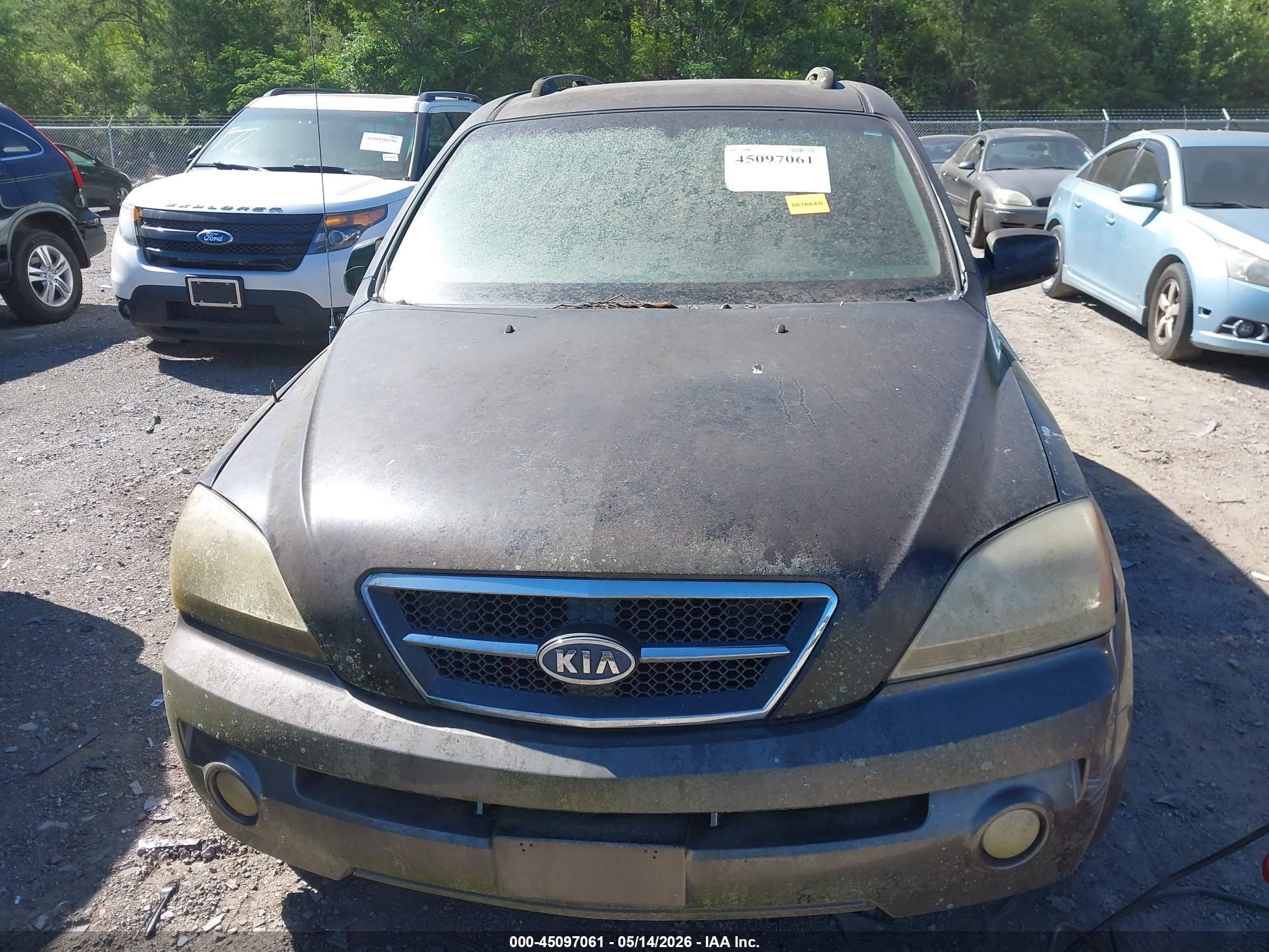 2005 Kia Sorento Ex/lx Black vin: KNDJD733055482440