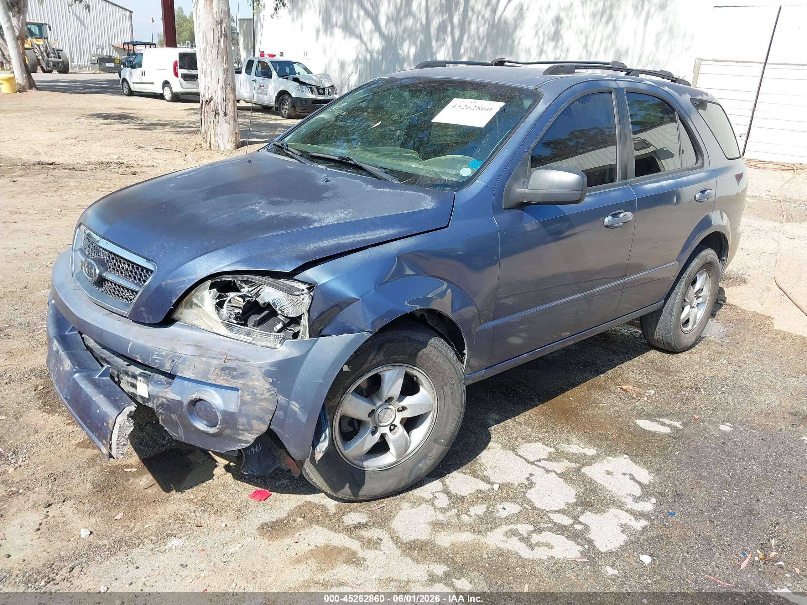2006 Kia Sorento Ex/lx Blue vin: KNDJD733165568471