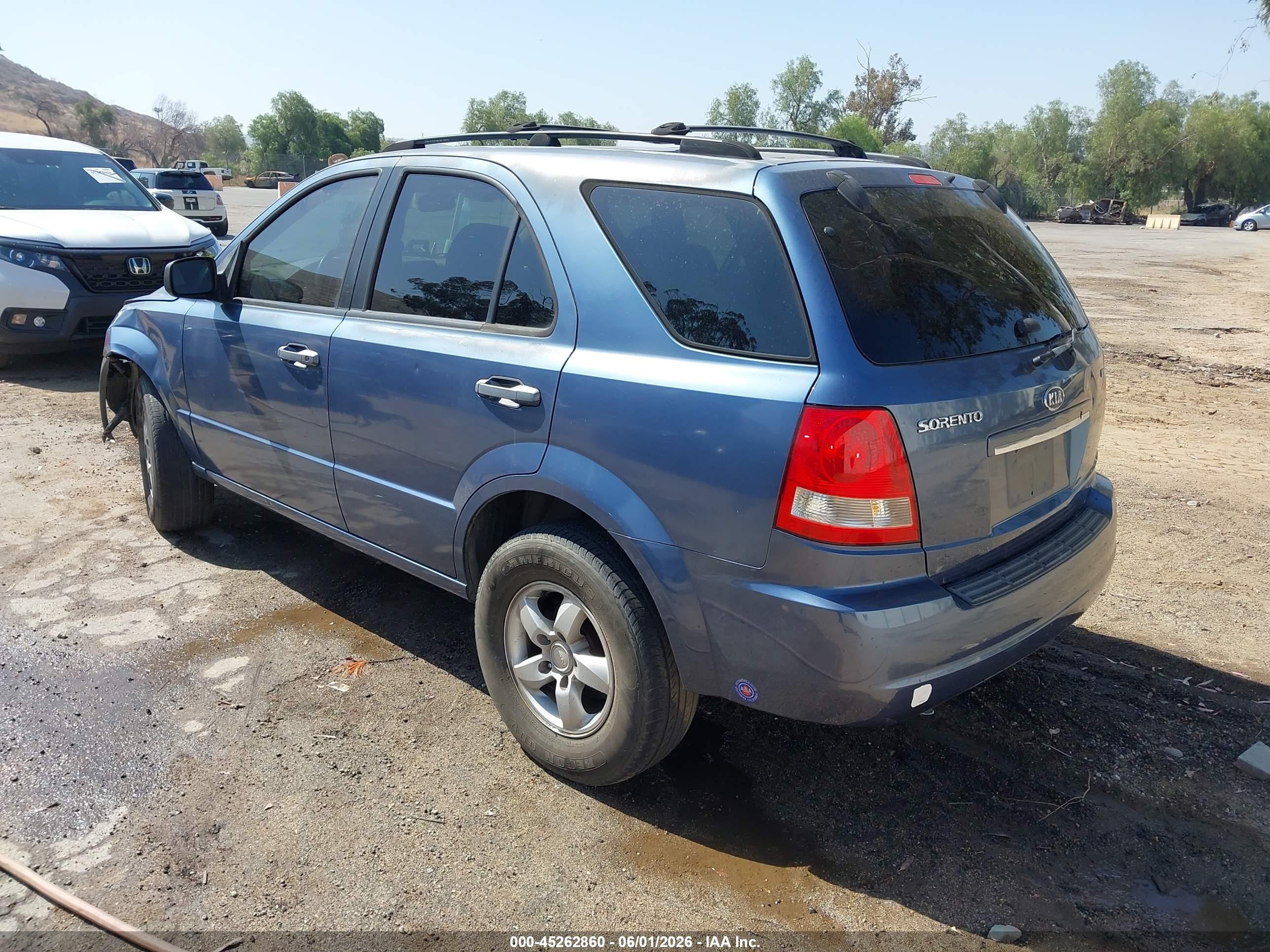 2006 Kia Sorento Ex/lx Blue vin: KNDJD733165568471