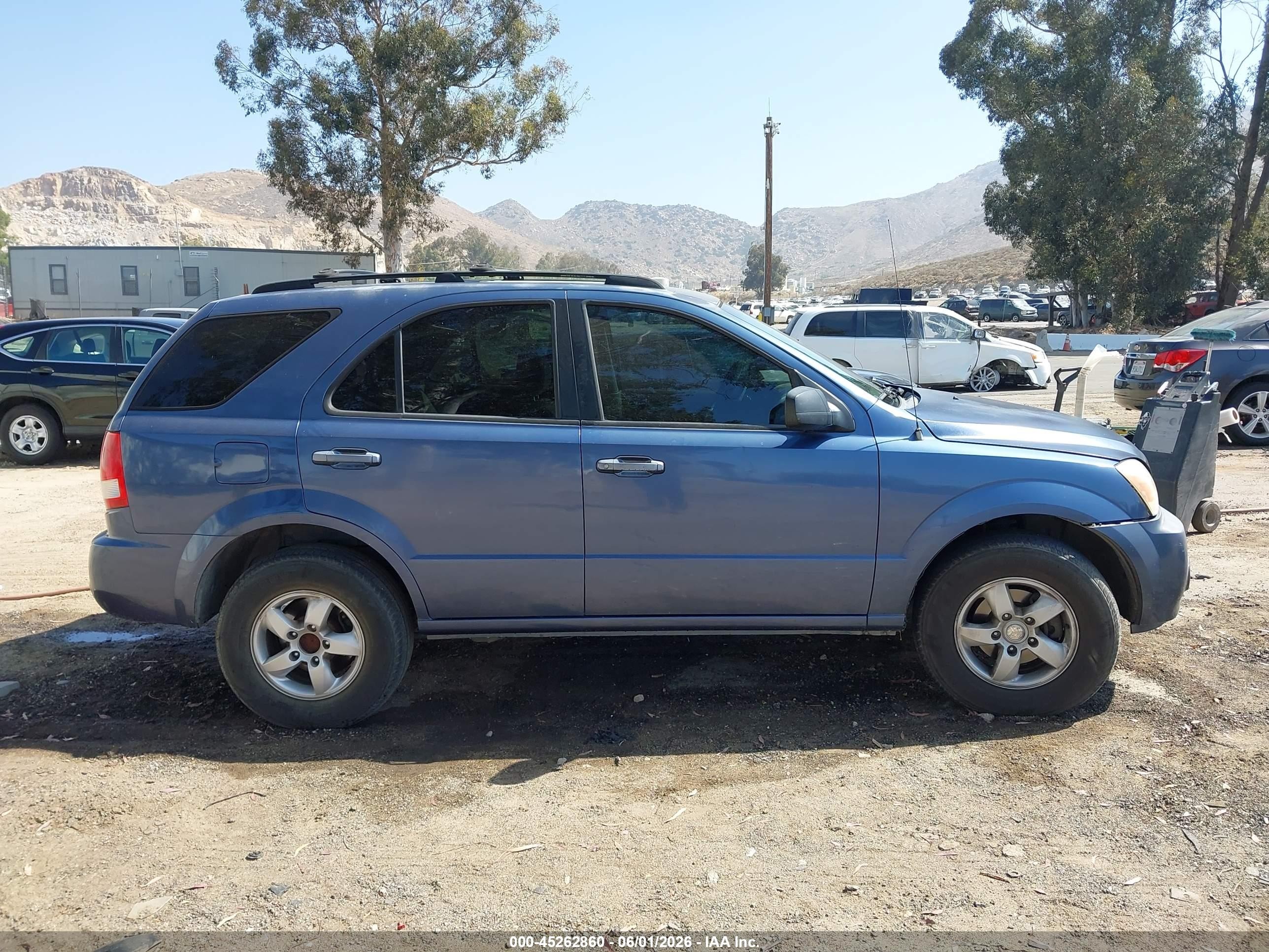 2006 Kia Sorento Ex/lx Blue vin: KNDJD733165568471