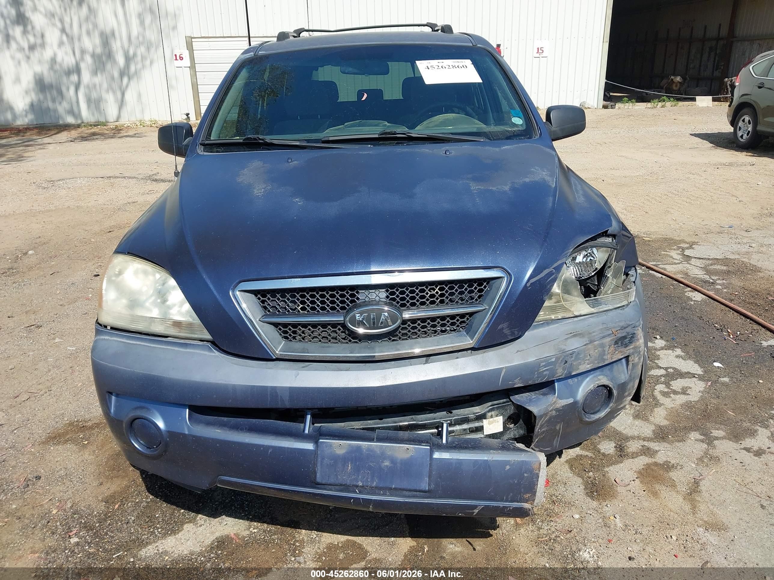 2006 Kia Sorento Ex/lx Blue vin: KNDJD733165568471
