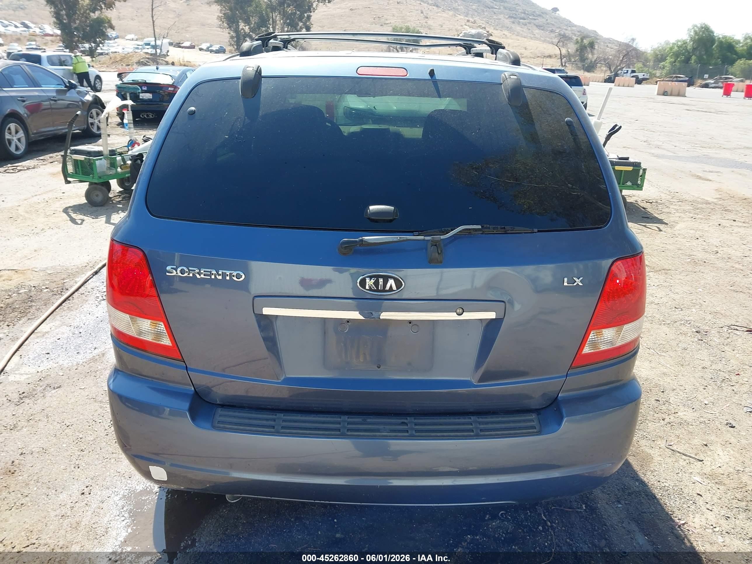2006 Kia Sorento Ex/lx Blue vin: KNDJD733165568471