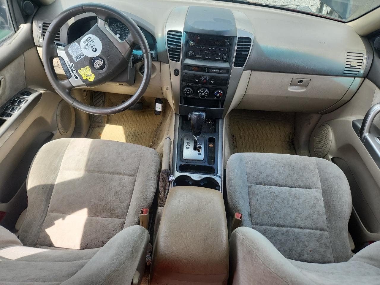 2006 Kia Sorento Lx Black vin: KNDJD733165589742