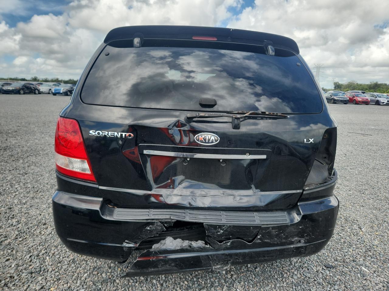 2006 Kia Sorento Lx Black vin: KNDJD733165589742