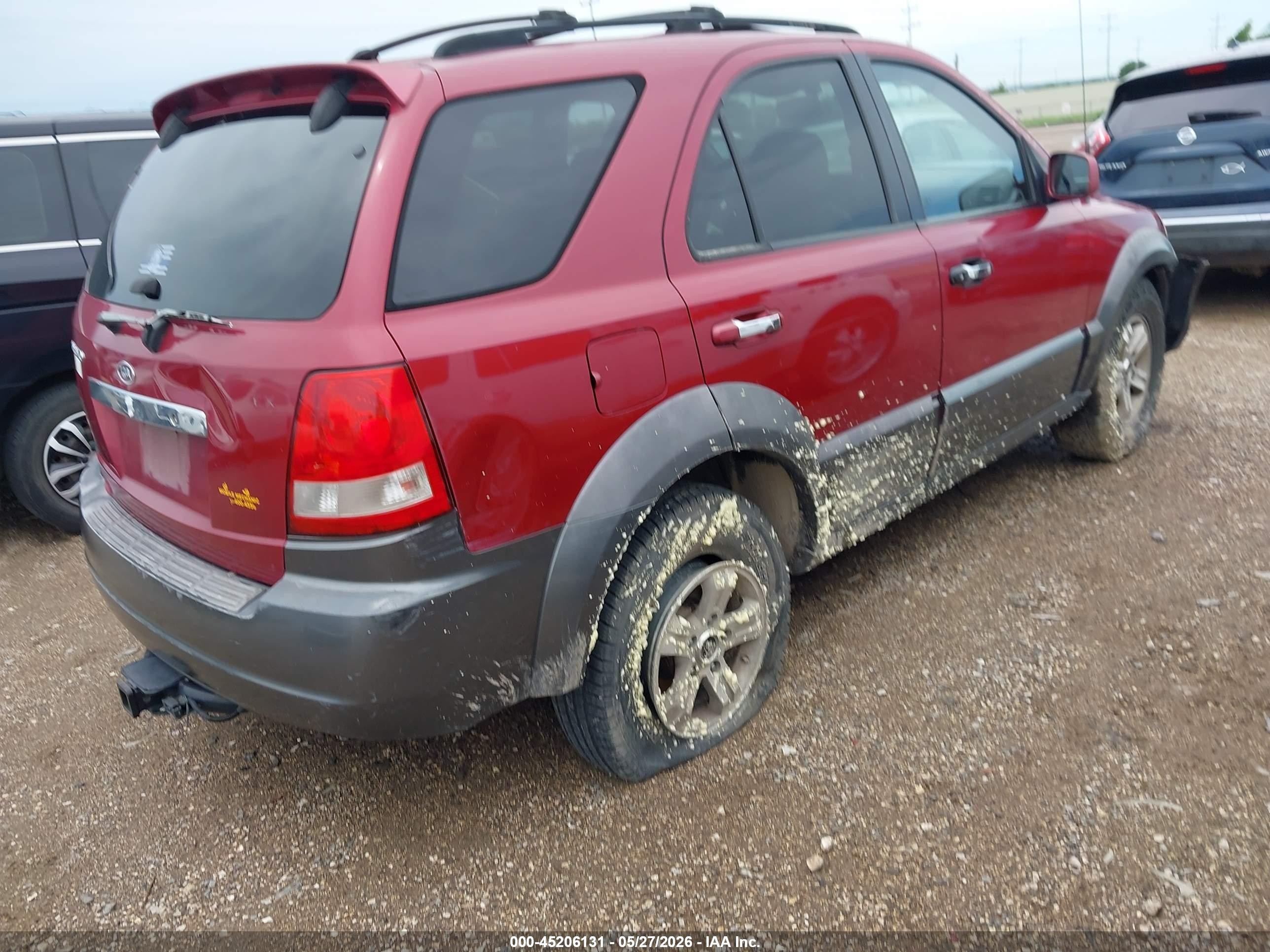 2003 Kia Sorento Ex/lx Красный vin: KNDJD733235045150