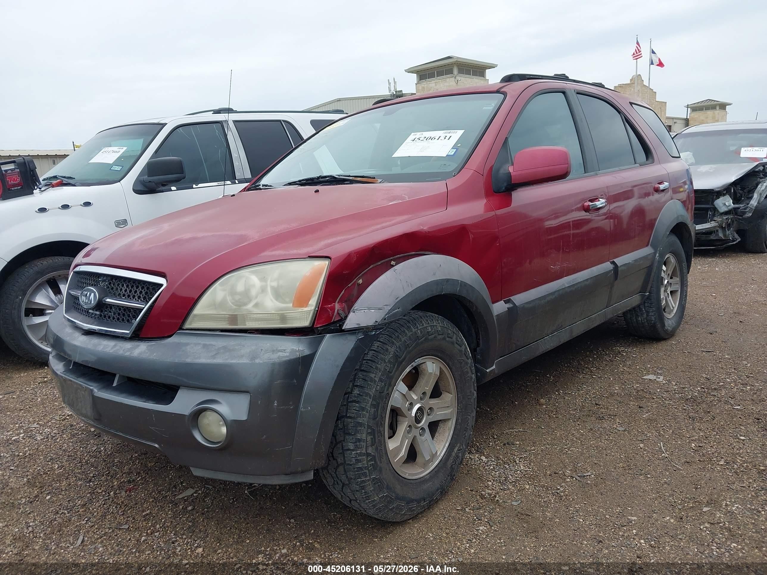 2003 Kia Sorento Ex/lx Красный vin: KNDJD733235045150