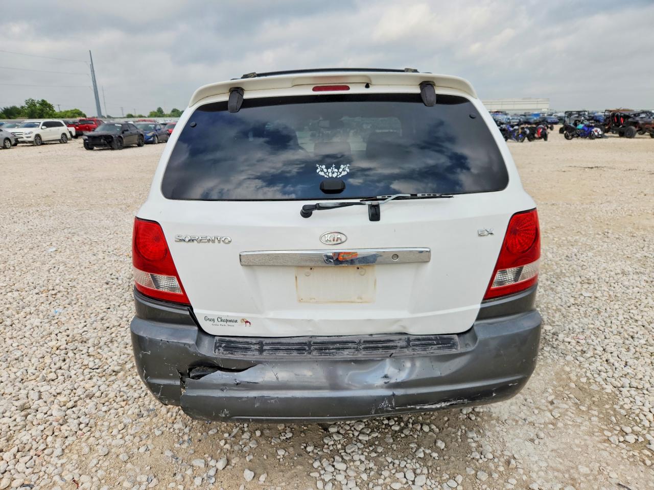 2003 Kia Sorento Lx White vin: KNDJD733235054933