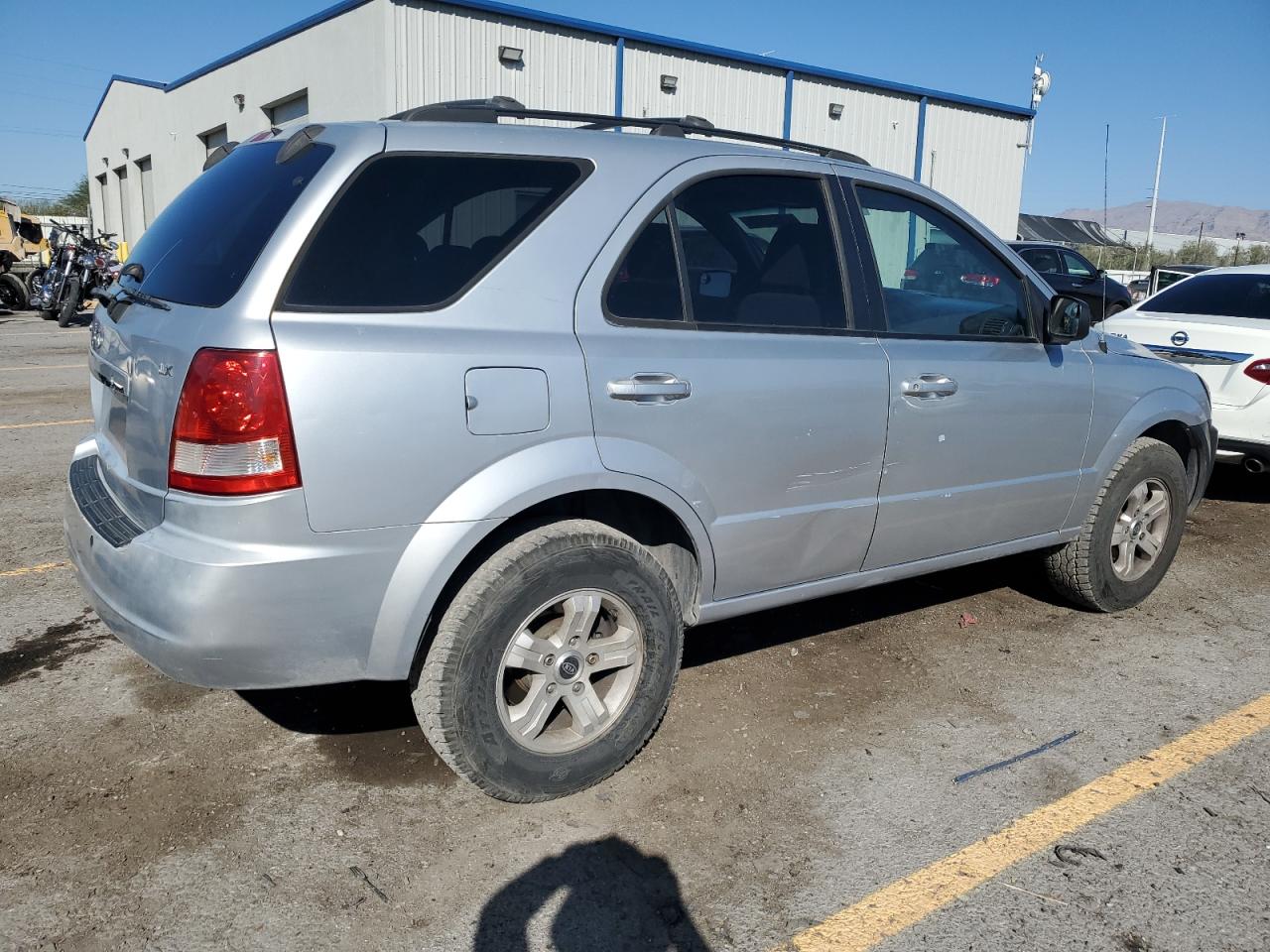 2005 Kia Sorento Ex Silver vin: KNDJD733255486702