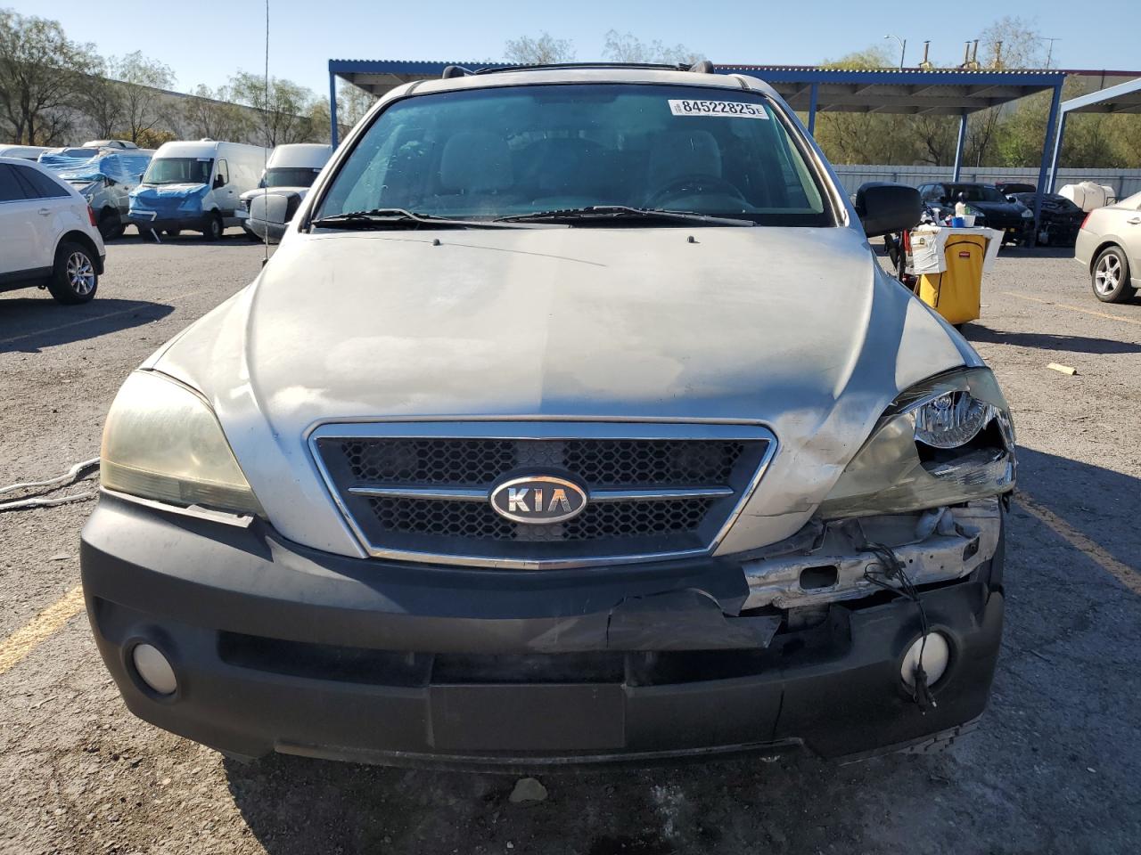 2005 Kia Sorento Ex Silver vin: KNDJD733255486702