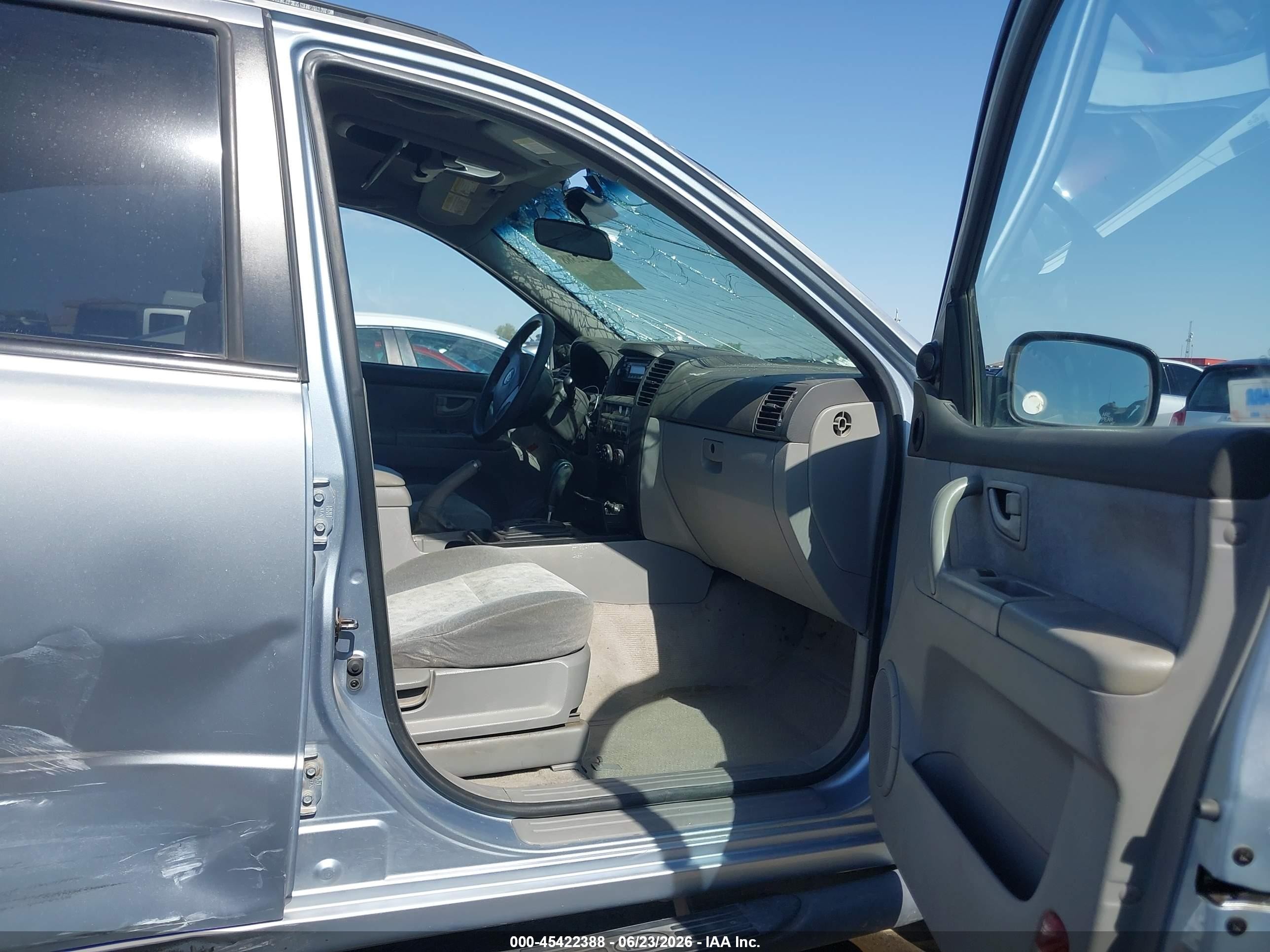 2005 Kia Sorento Ex/lx Silver vin: KNDJD733255486800