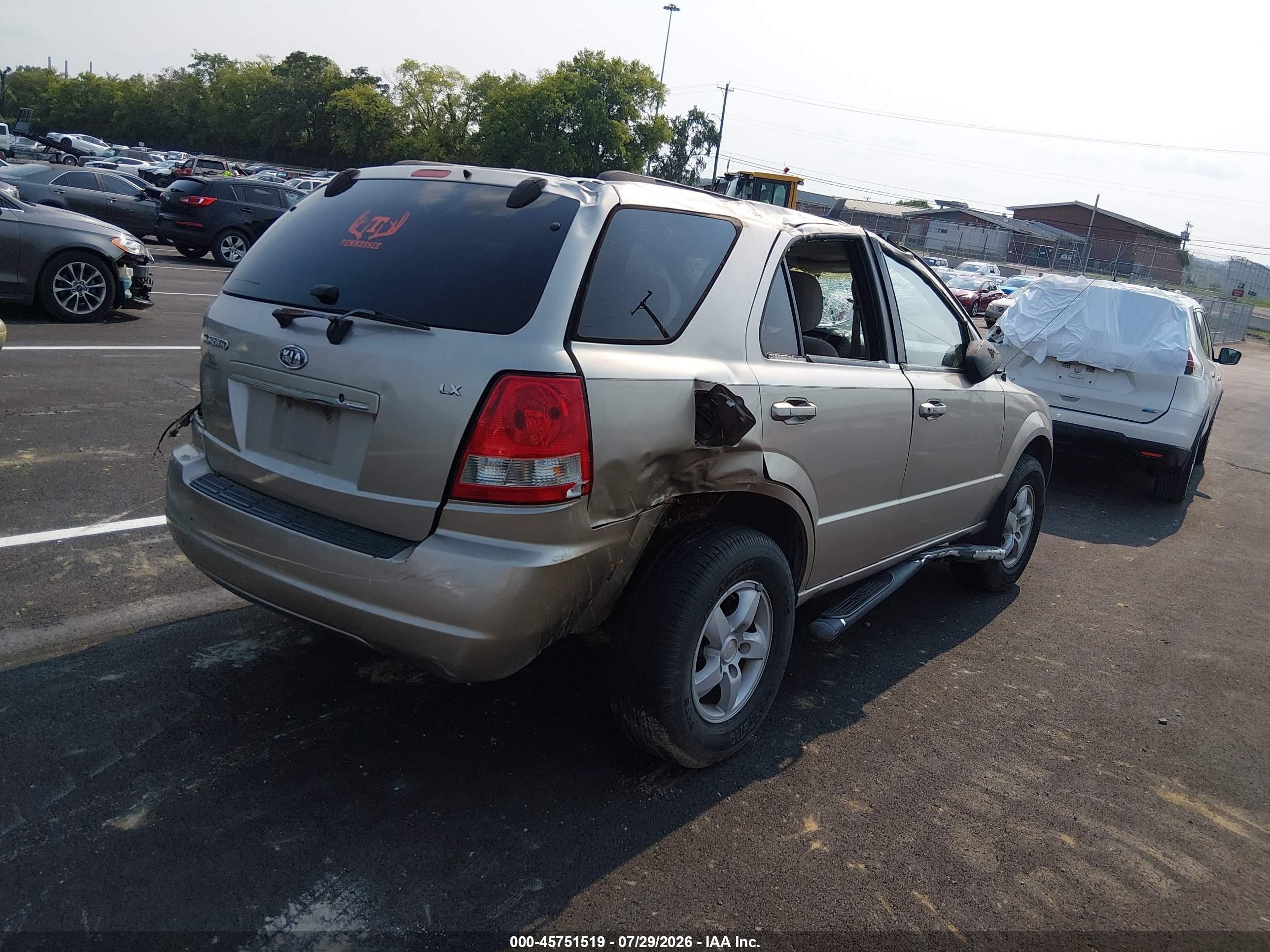 2006 Kia Sorento Ex/lx Gold vin: KNDJD733265536449