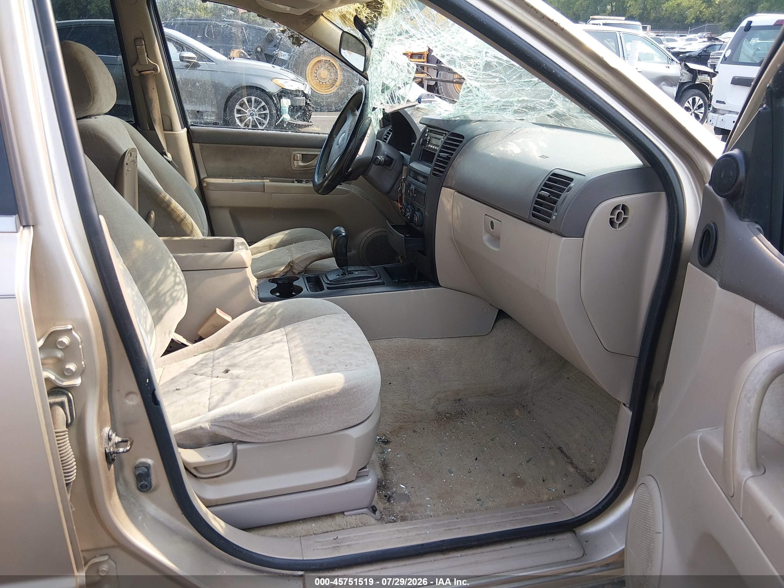2006 Kia Sorento Ex/lx Gold vin: KNDJD733265536449