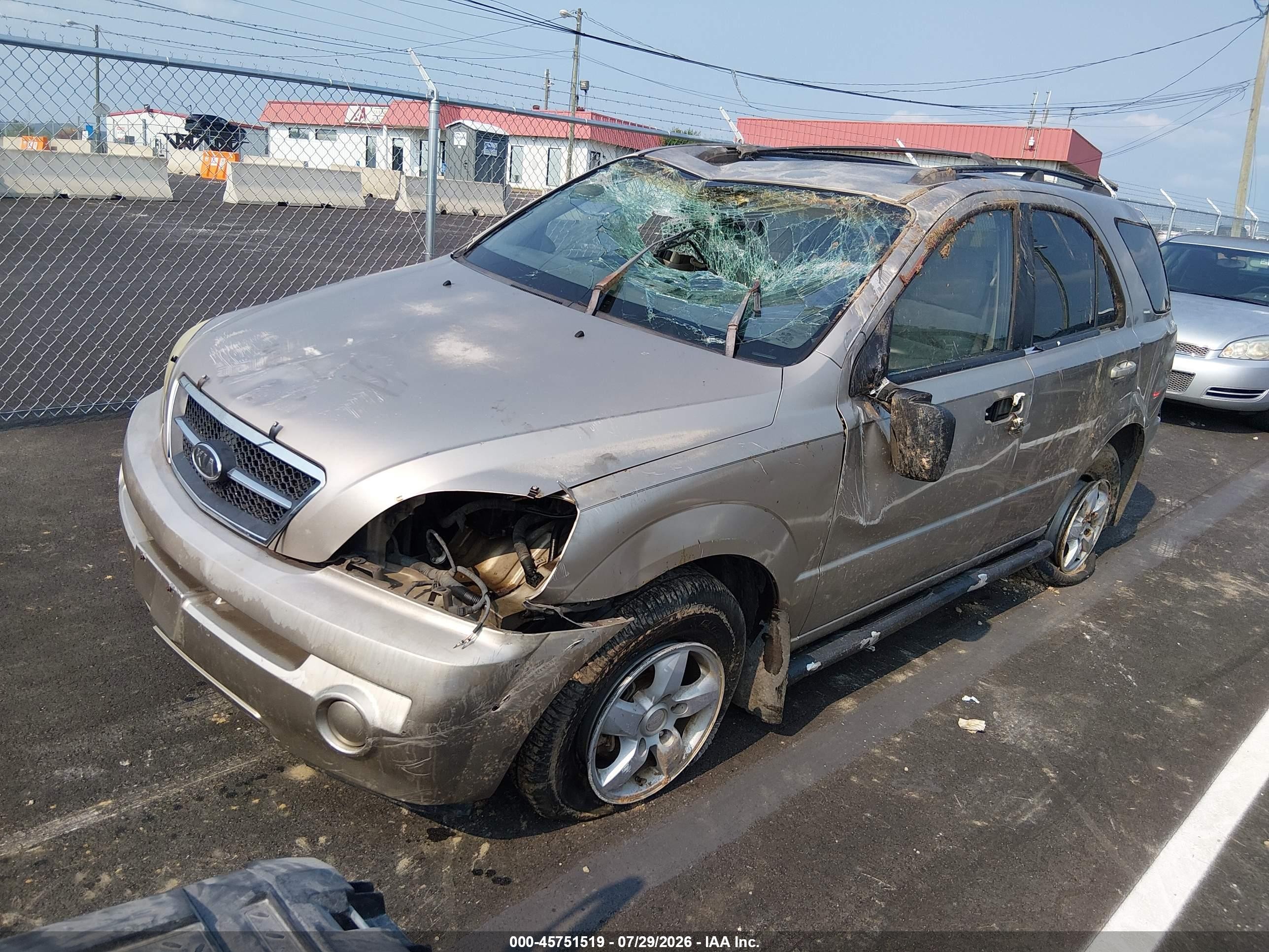 2006 Kia Sorento Ex/lx Gold vin: KNDJD733265536449