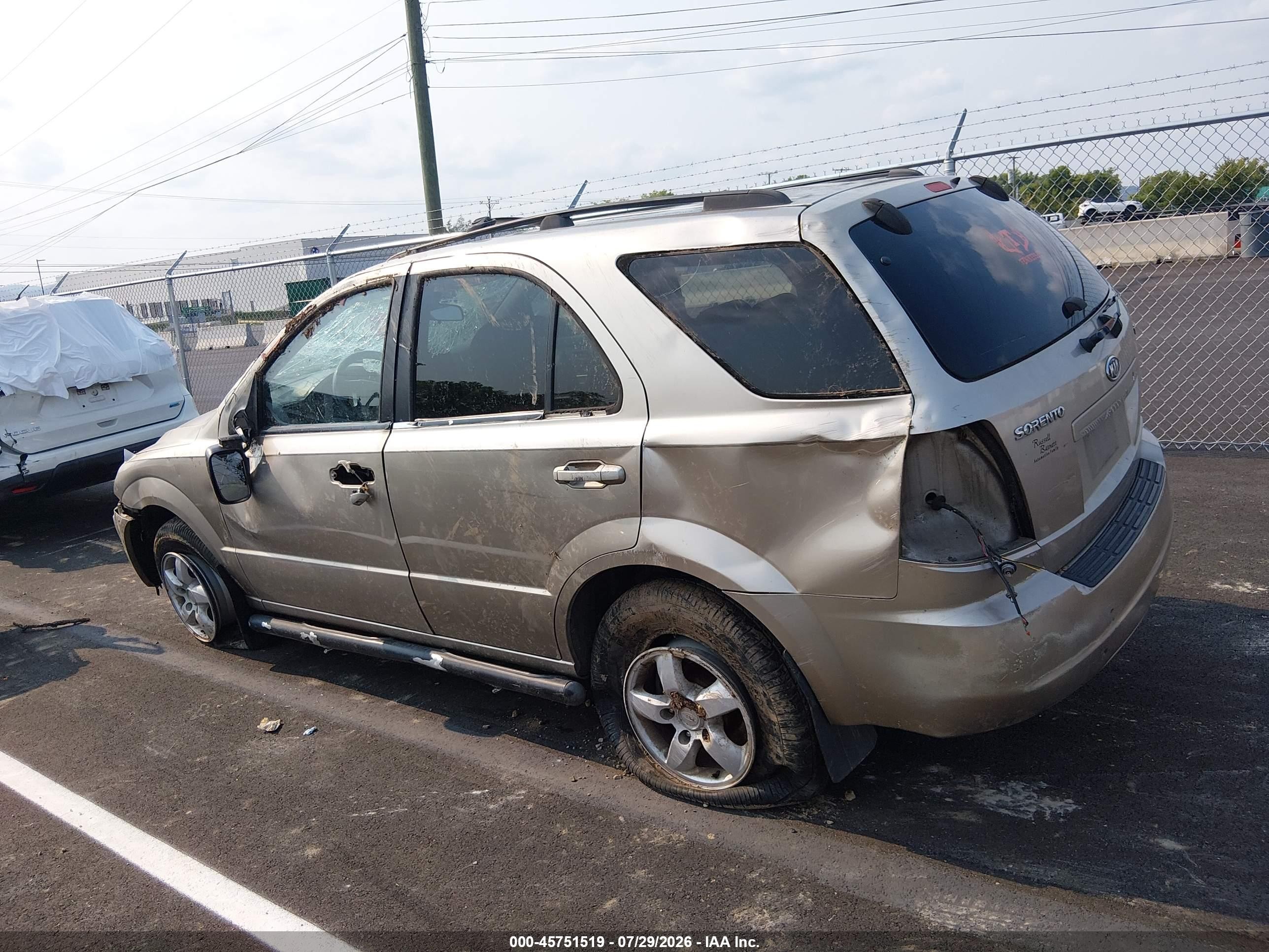 2006 Kia Sorento Ex/lx Gold vin: KNDJD733265536449