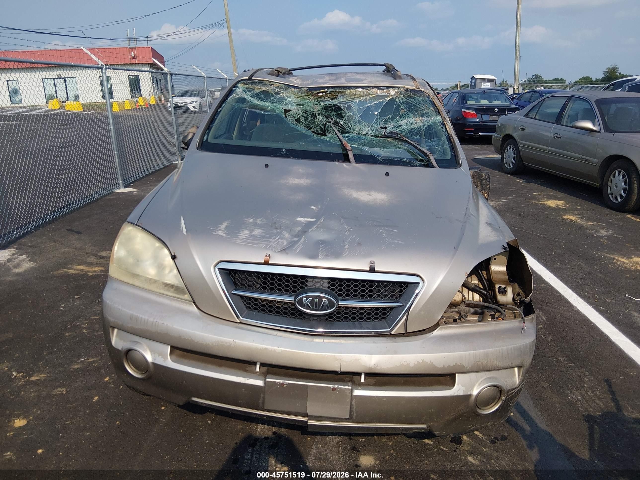 2006 Kia Sorento Ex/lx Gold vin: KNDJD733265536449