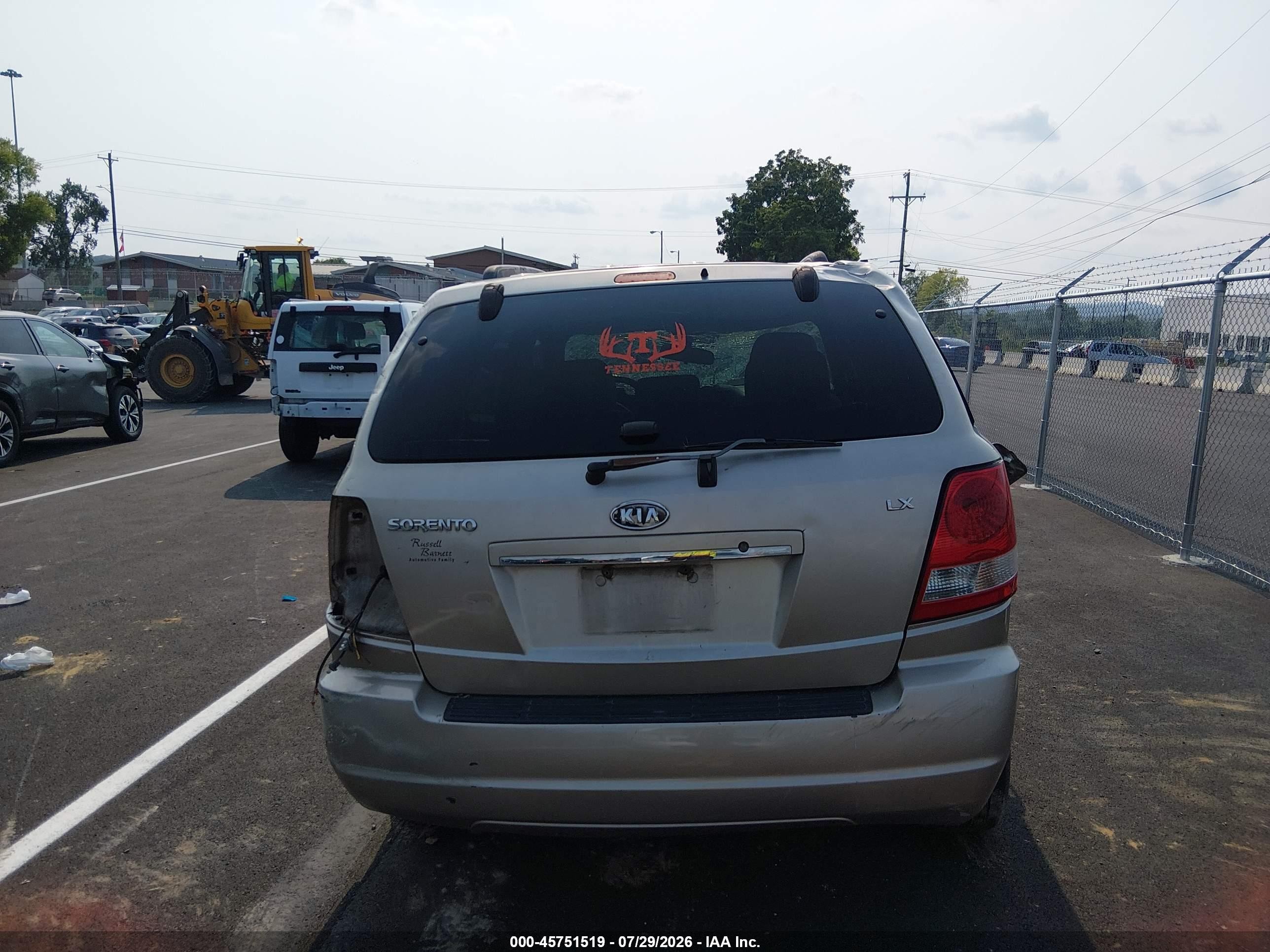2006 Kia Sorento Ex/lx Gold vin: KNDJD733265536449