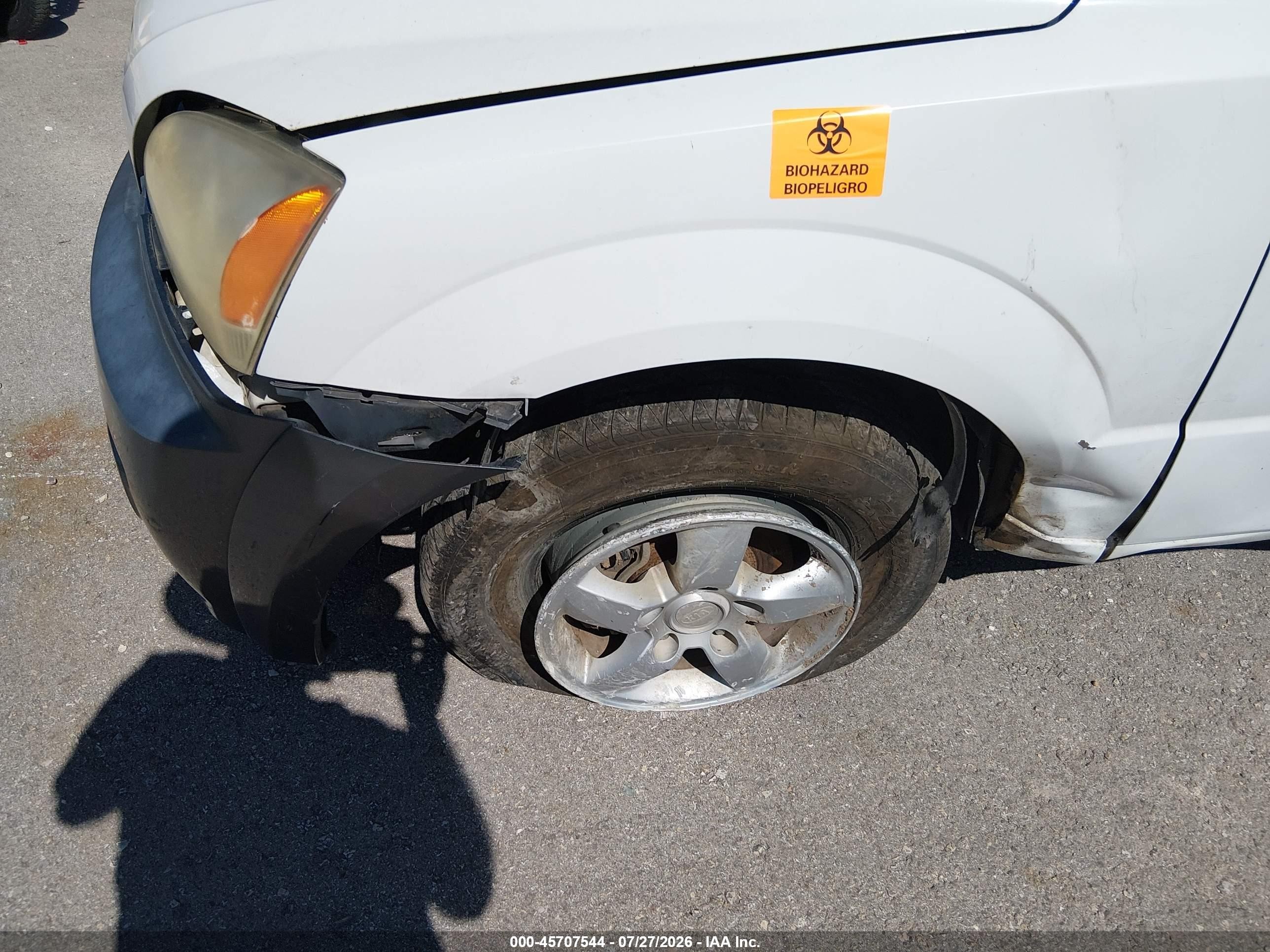 2006 Kia Sorento Ex/lx White vin: KNDJD733265539786