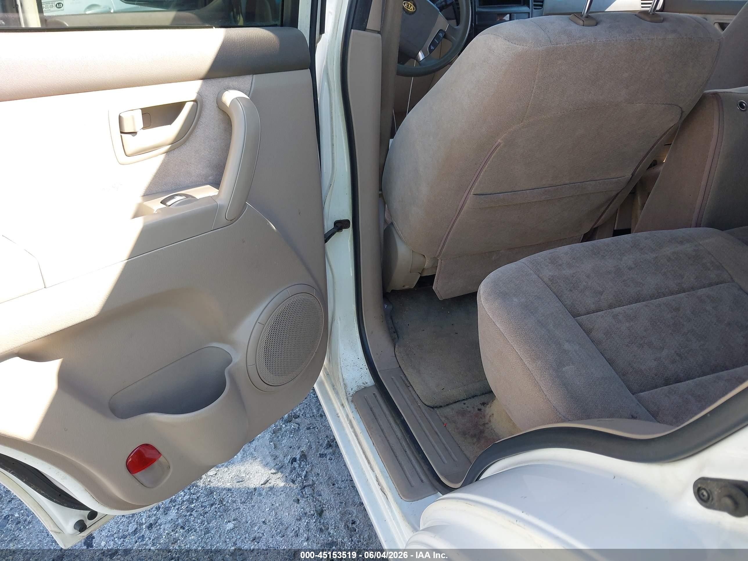 2004 Kia Sorento Ex/lx White vin: KNDJD733345213279