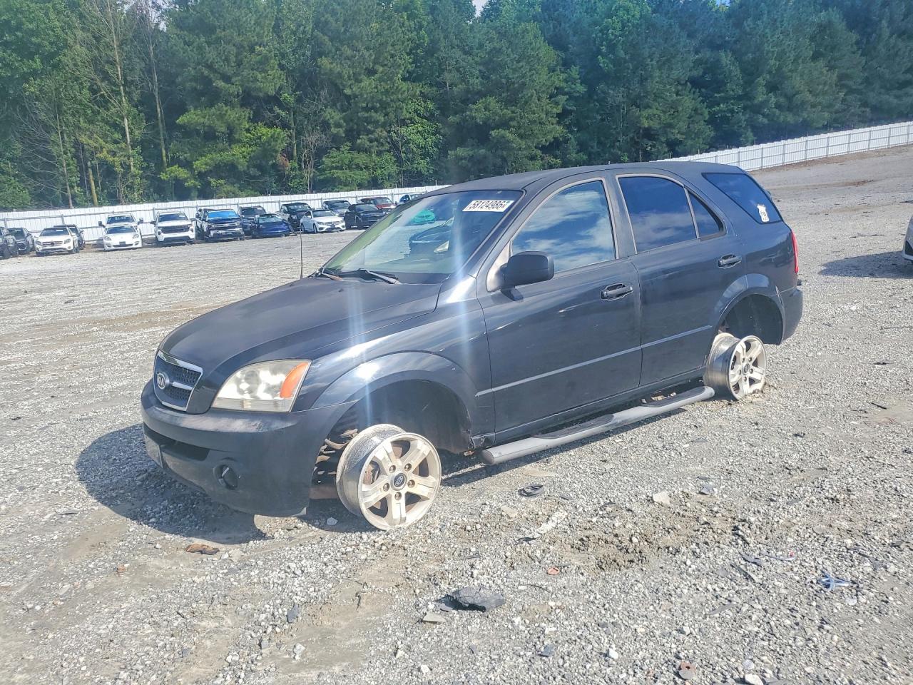 2005 Kia Sorento Lx Черный vin: KNDJD733355361353