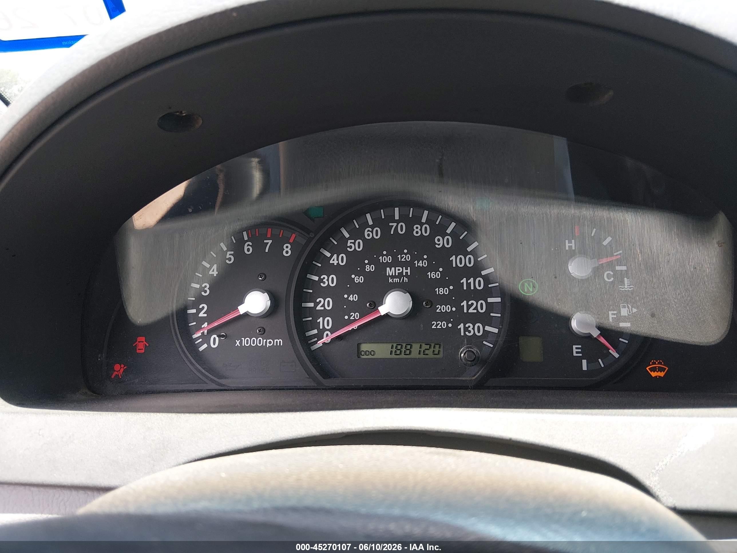 2005 Kia Sorento Ex/lx Blue vin: KNDJD733355466748