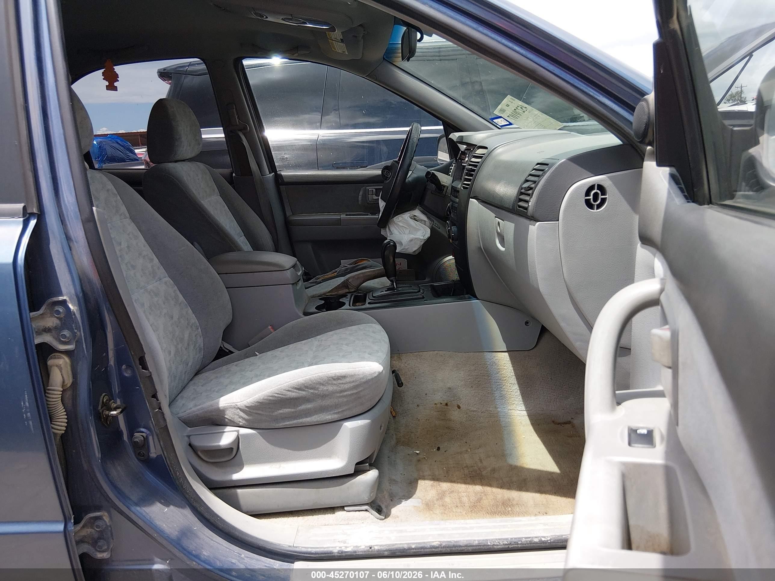 2005 Kia Sorento Ex/lx Blue vin: KNDJD733355466748