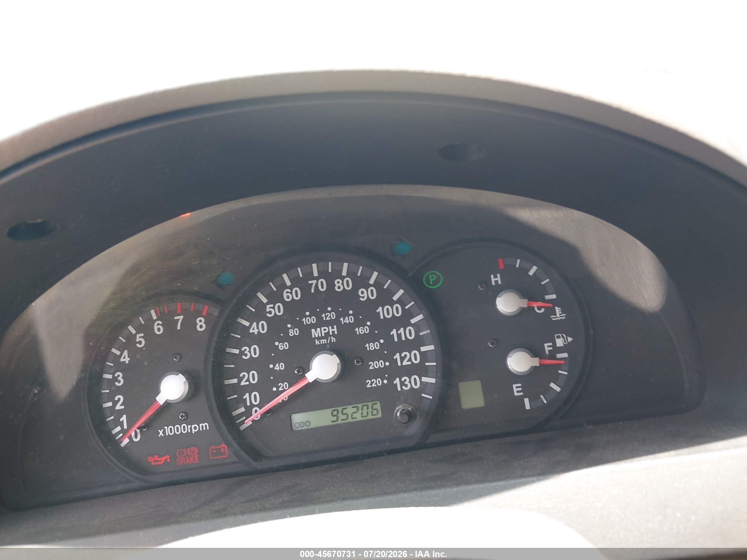2006 Kia Sorento Ex/lx Champagne vin: KNDJD733365609764