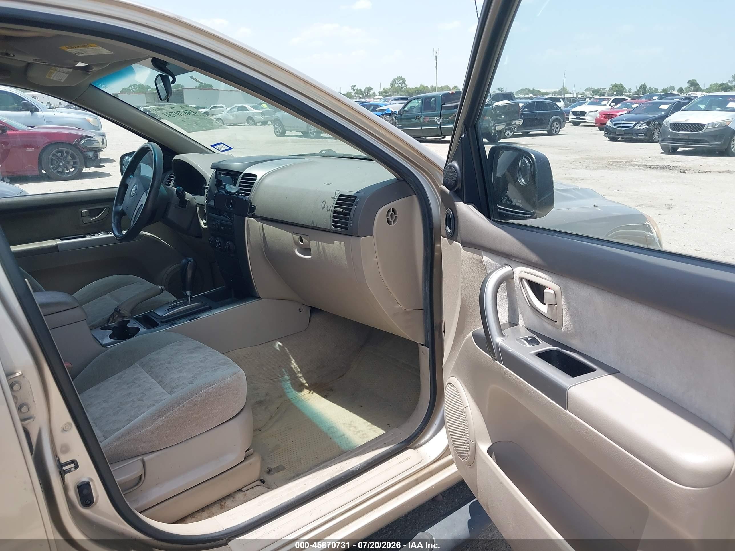 2006 Kia Sorento Ex/lx Champagne vin: KNDJD733365609764