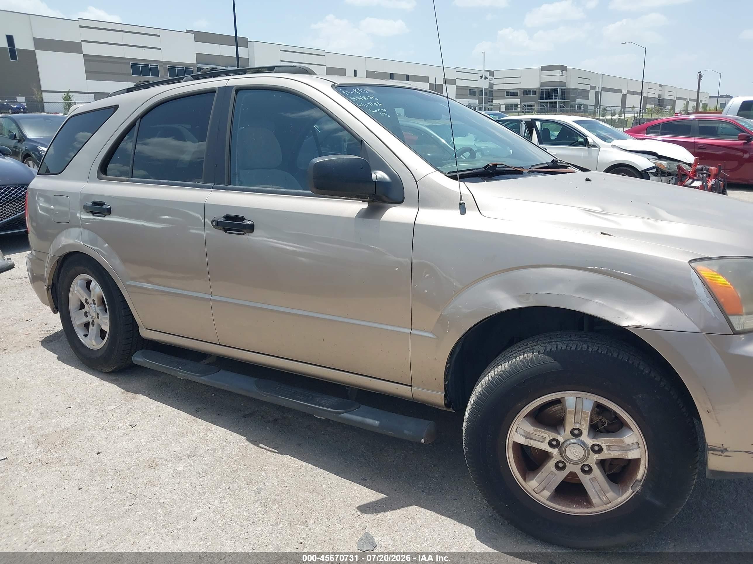2006 Kia Sorento Ex/lx Champagne vin: KNDJD733365609764