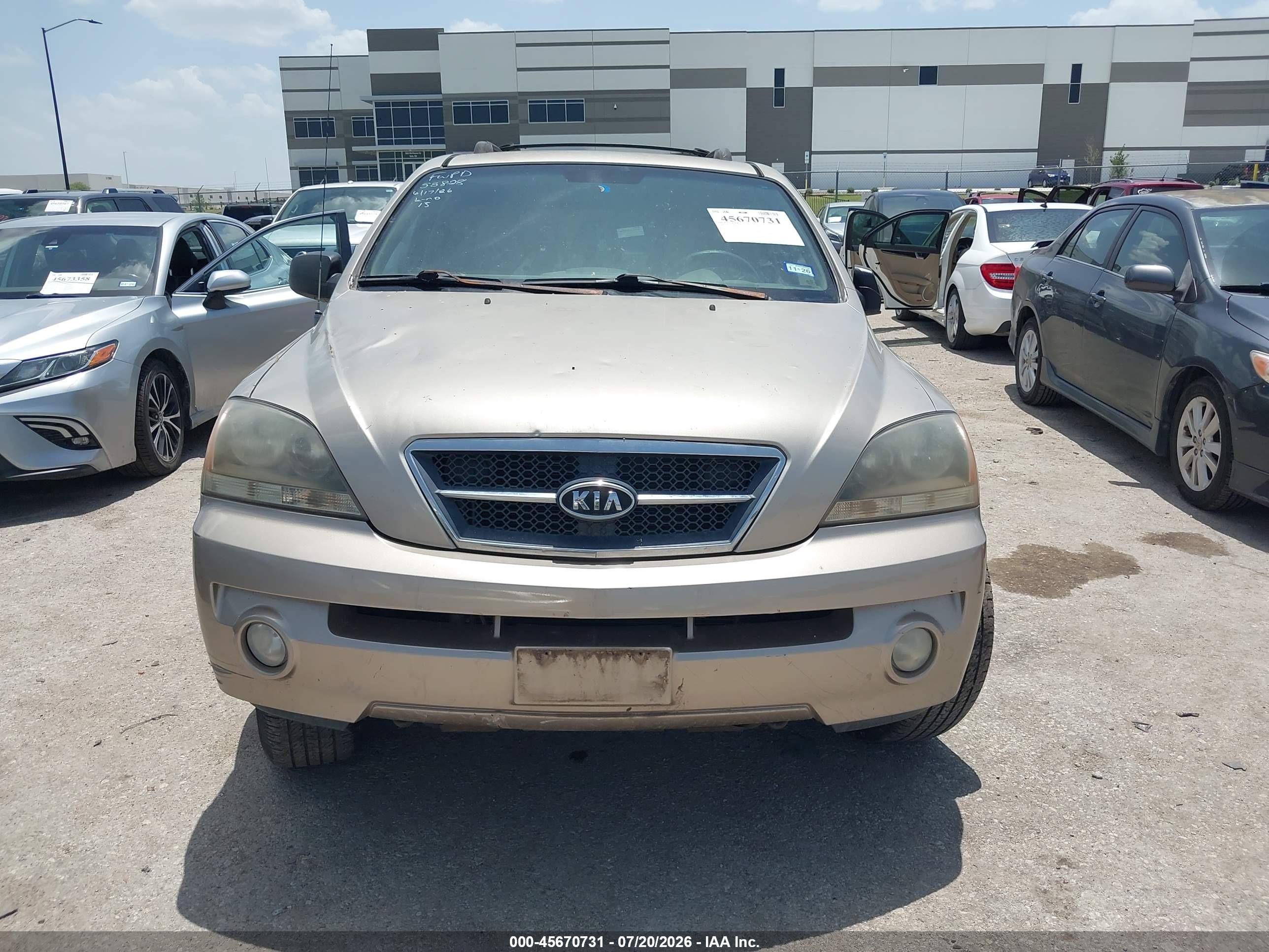 2006 Kia Sorento Ex/lx Champagne vin: KNDJD733365609764