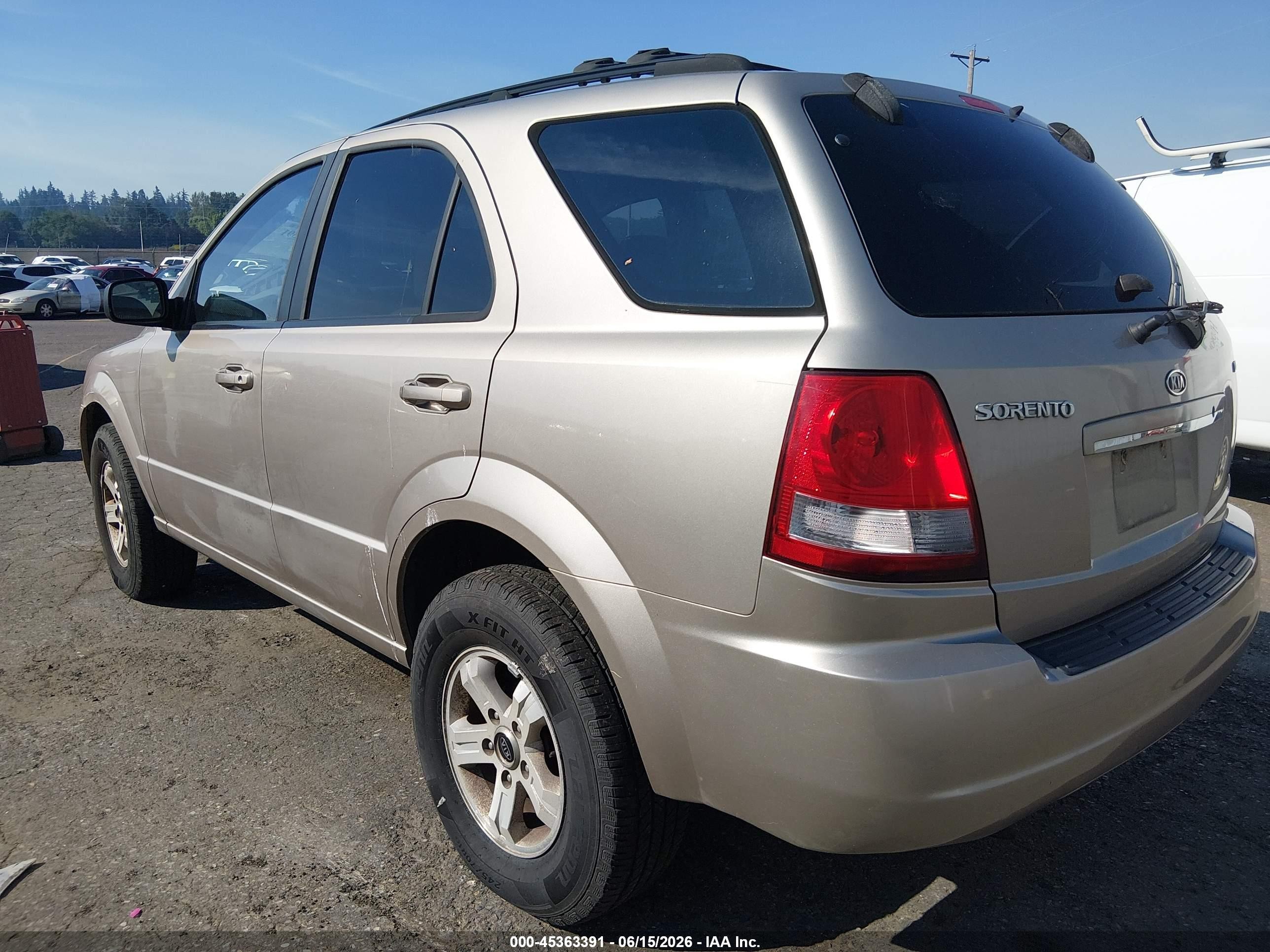 2005 Kia Sorento Ex/lx Champagne vin: KNDJD733455342682