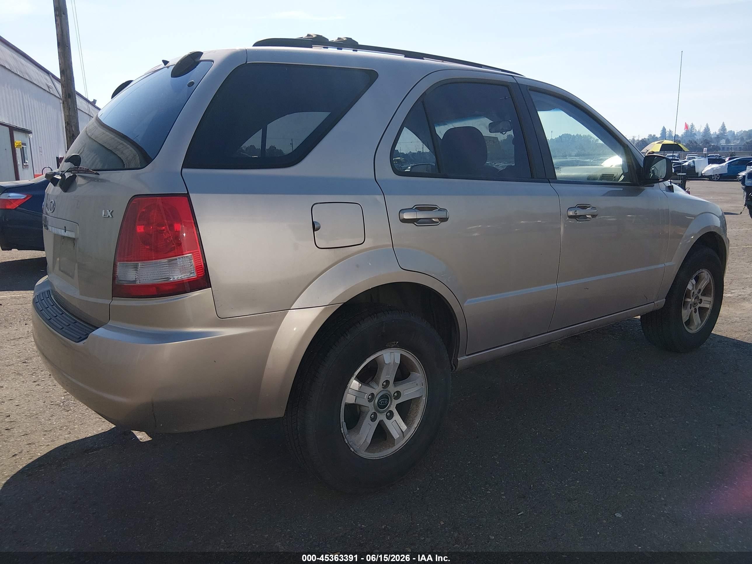 2005 Kia Sorento Ex/lx Champagne vin: KNDJD733455342682