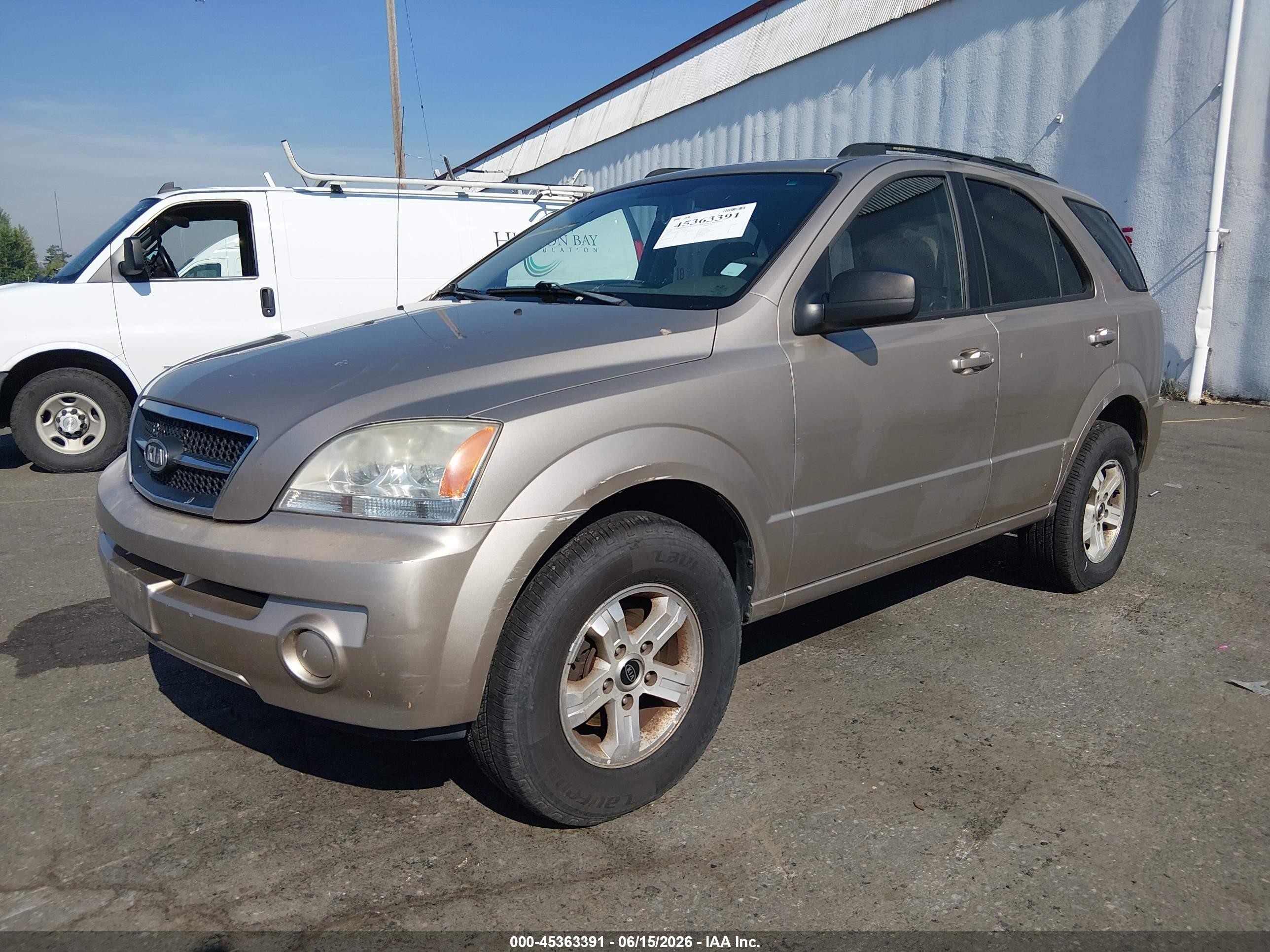 2005 Kia Sorento Ex/lx Champagne vin: KNDJD733455342682