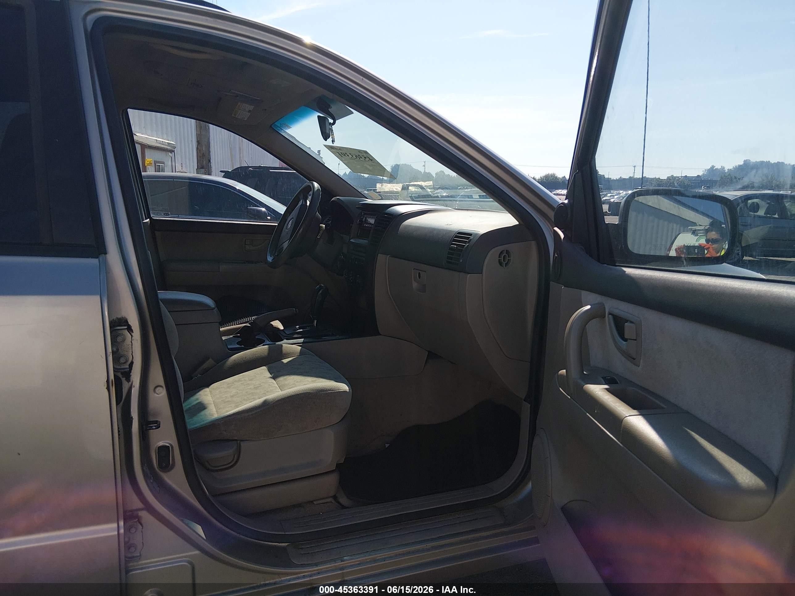 2005 Kia Sorento Ex/lx Champagne vin: KNDJD733455342682