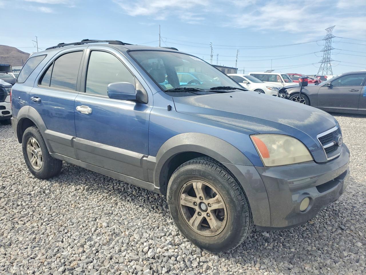 2004 Kia Sorento Lx Blue vin: KNDJD733545313433