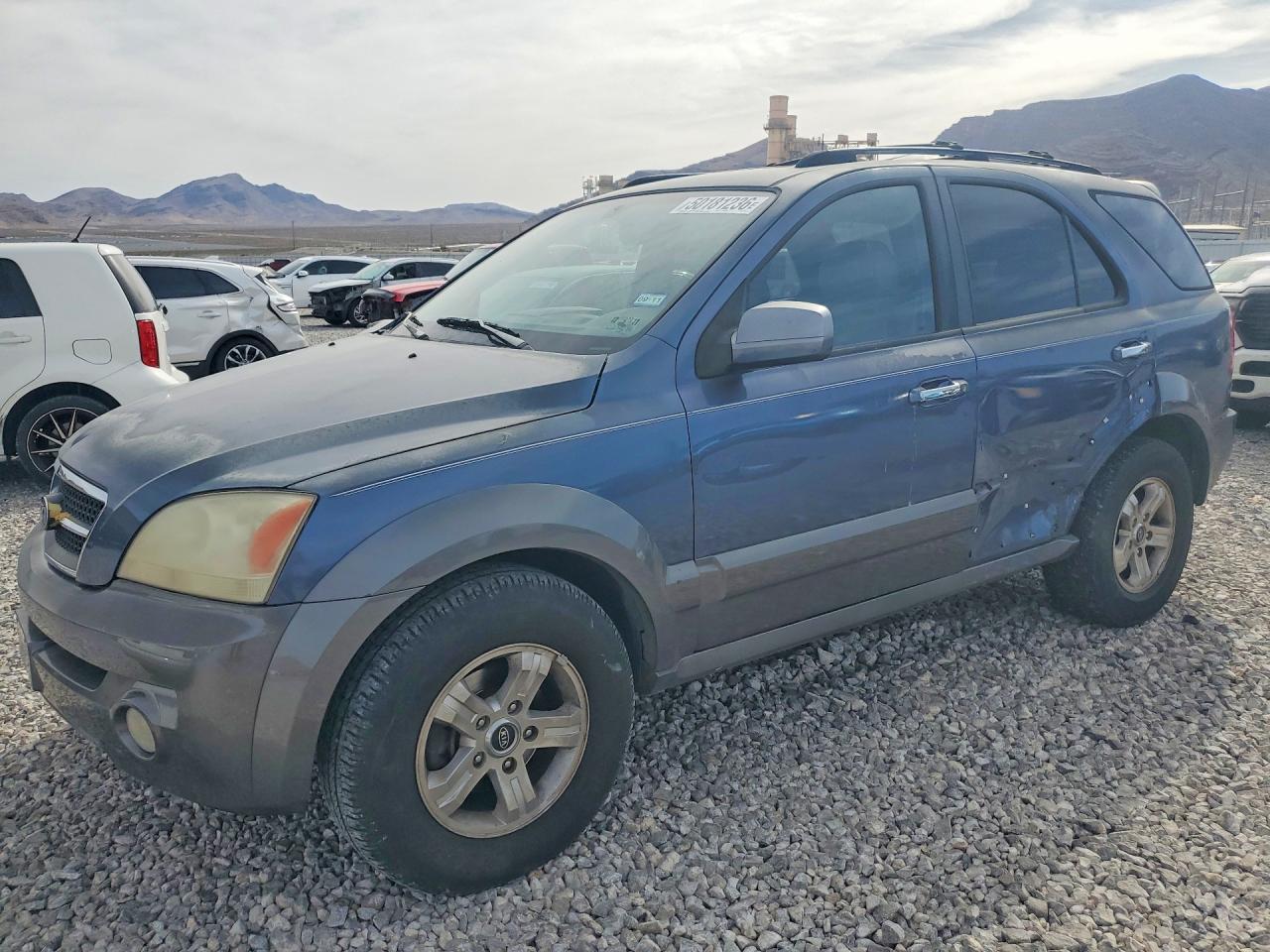 2004 Kia Sorento Lx Blue vin: KNDJD733545313433