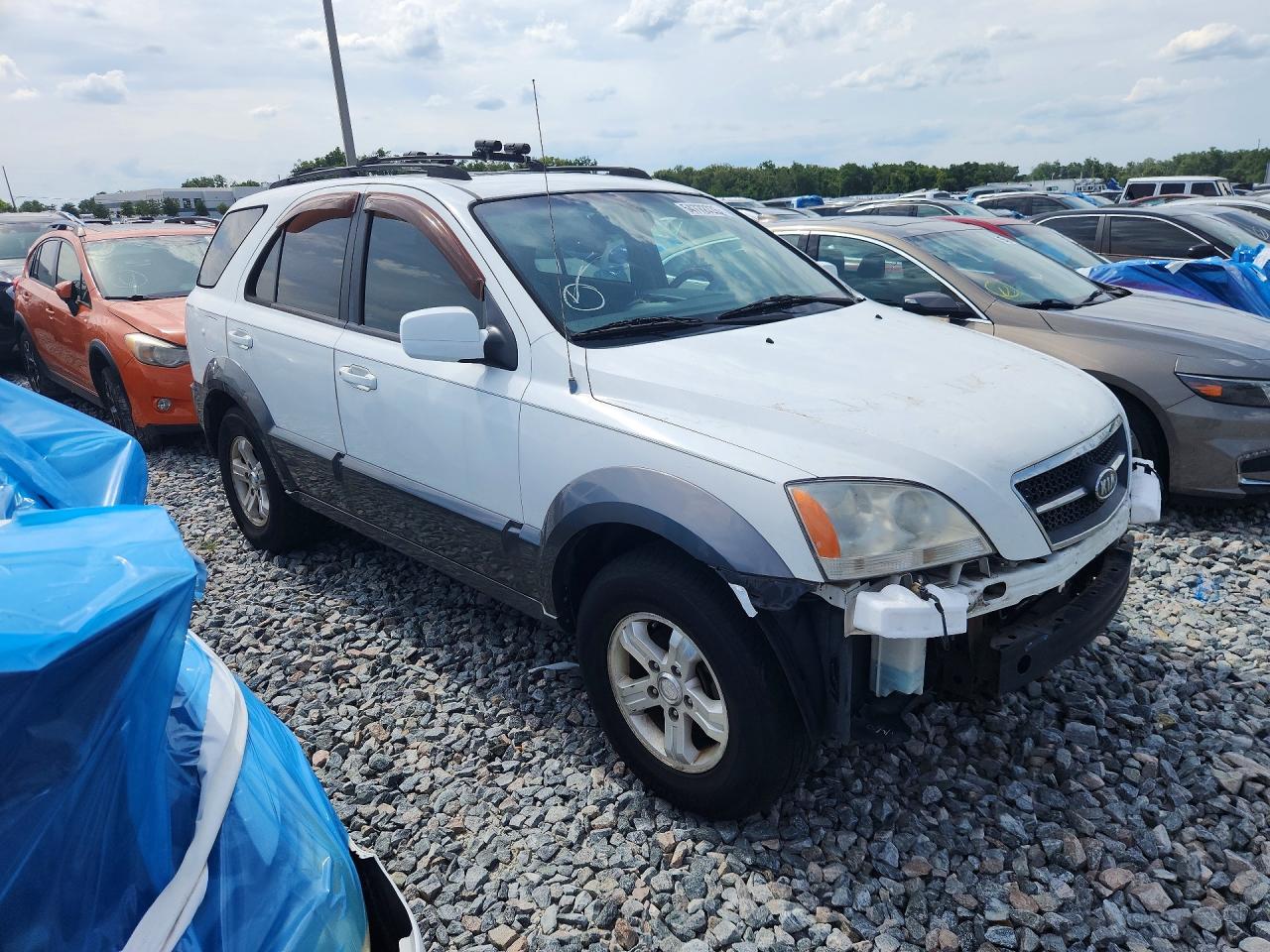 2006 Kia Sorento Lx Белый vin: KNDJD733565550748
