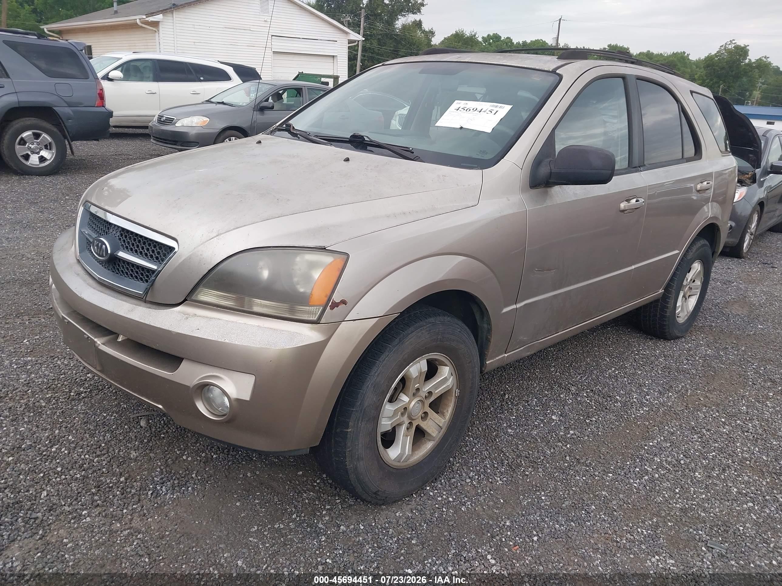 2006 Kia Sorento Ex/lx Tan vin: KNDJD733565641258