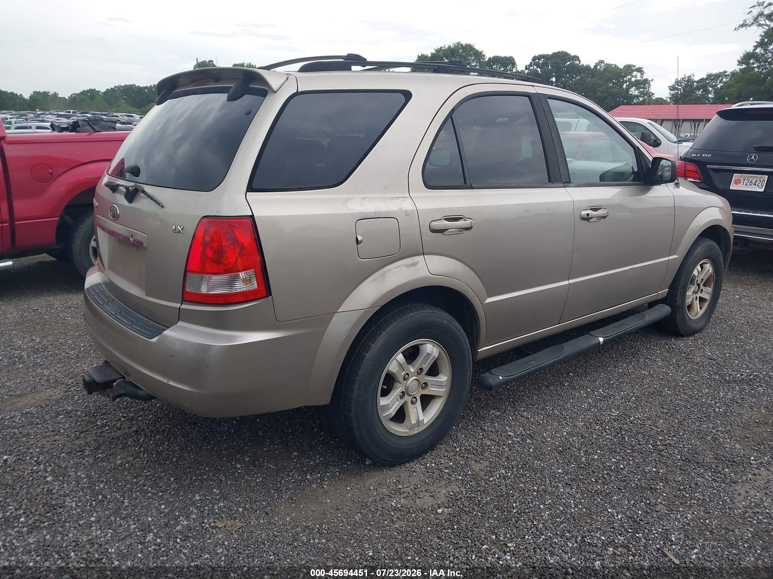 2006 Kia Sorento Ex/lx Tan vin: KNDJD733565641258