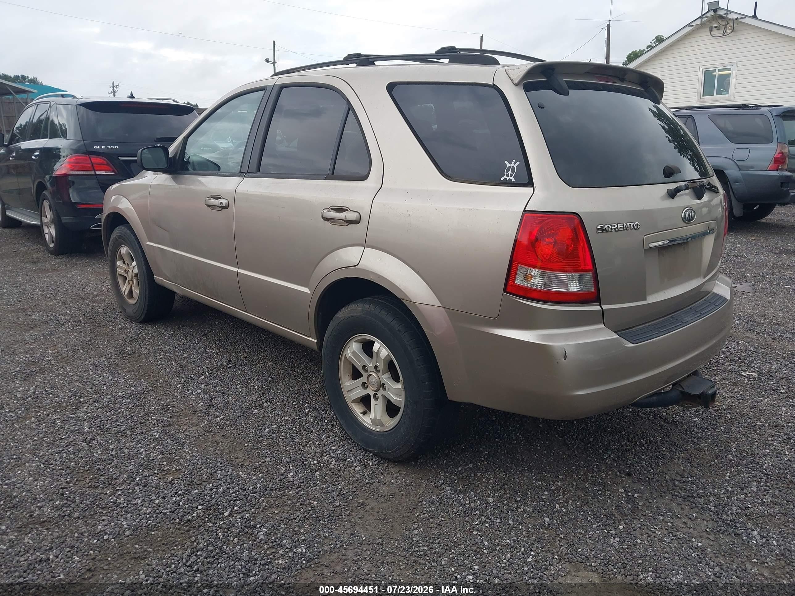 2006 Kia Sorento Ex/lx Tan vin: KNDJD733565641258
