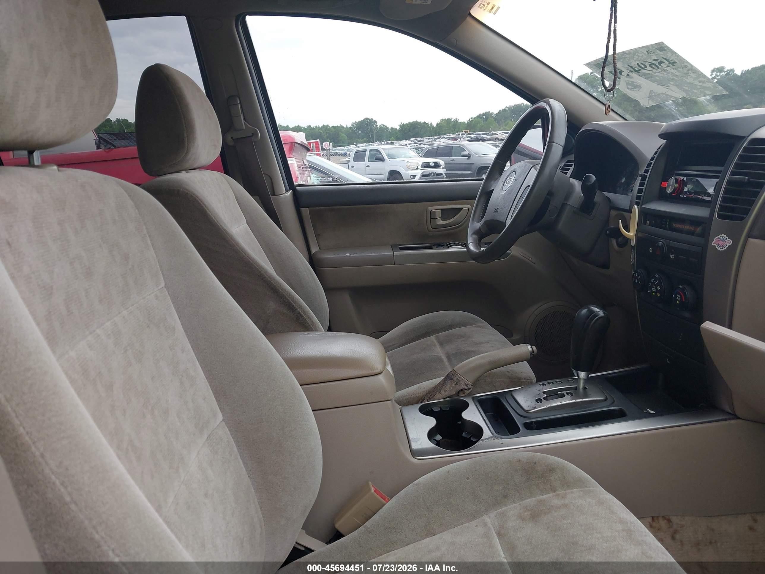 2006 Kia Sorento Ex/lx Tan vin: KNDJD733565641258