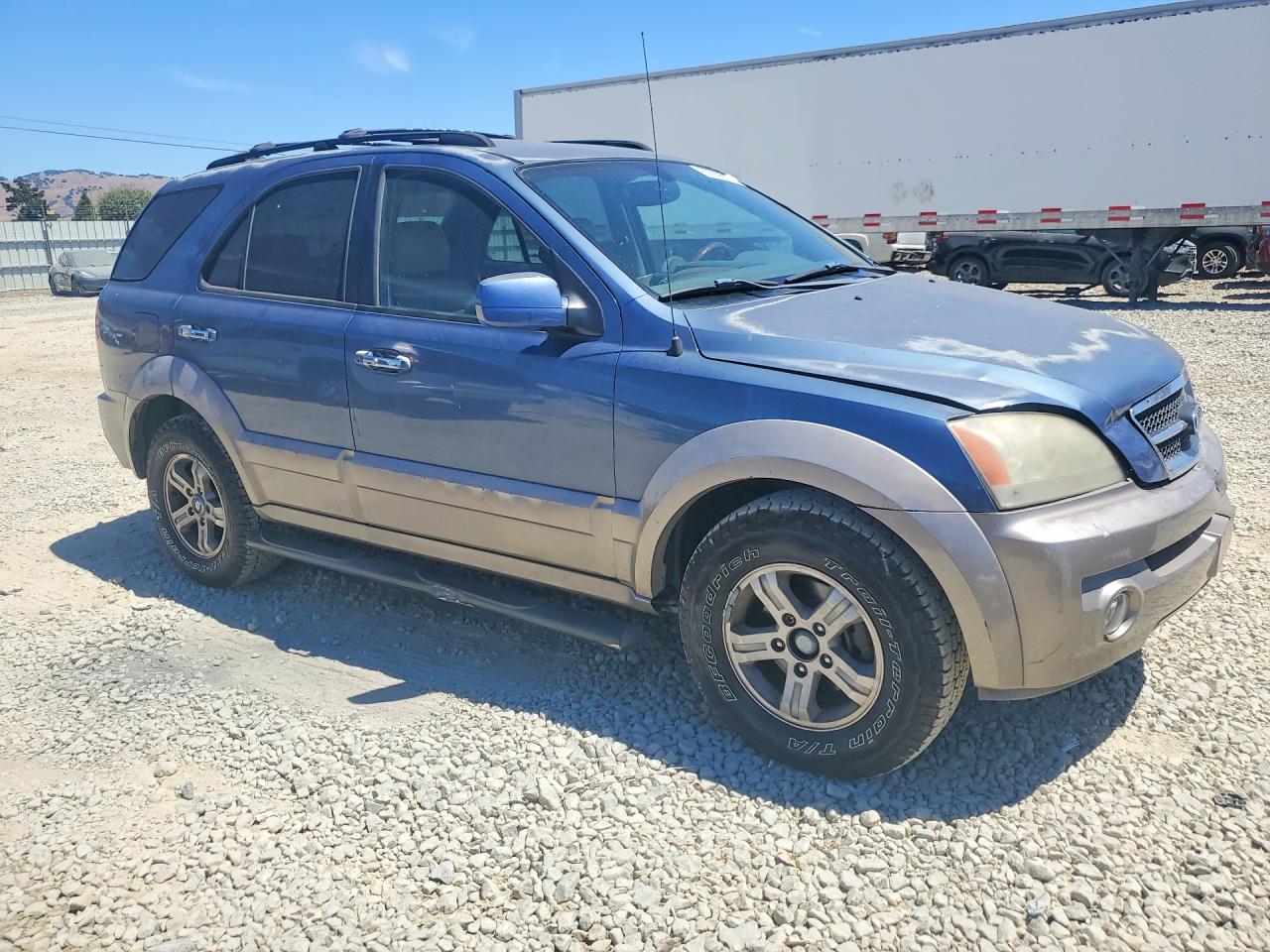 2003 Kia Sorento Lx Blue vin: KNDJD733635154730