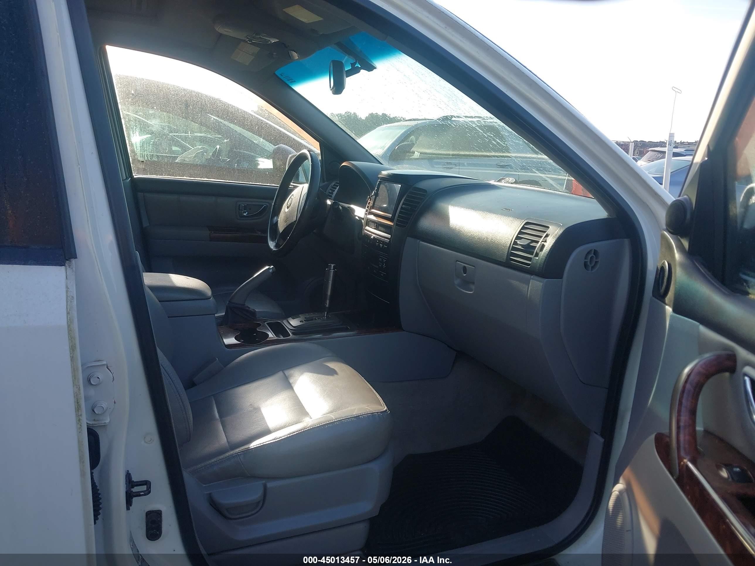 2005 Kia Sorento Ex/lx White vin: KNDJD733655376199