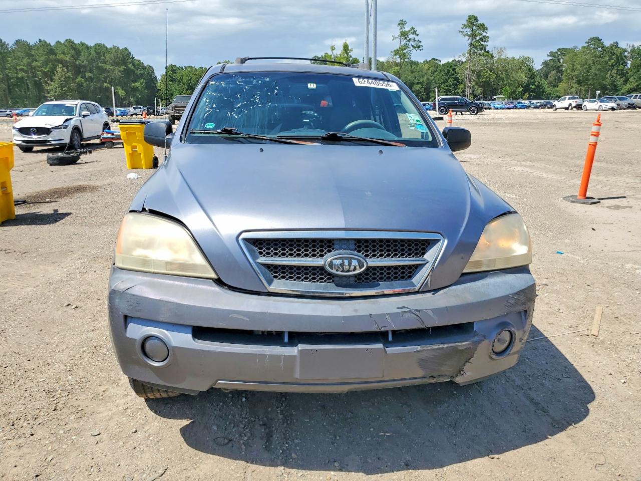 2006 Kia Sorento Lx Gray vin: KNDJD733665530542